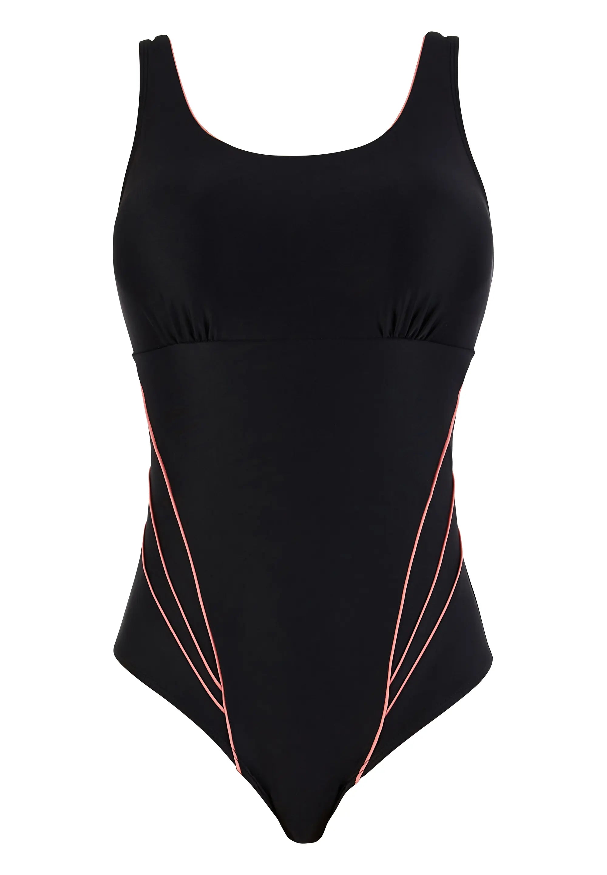 Maillot de bain de natation une pièce sans armatures Bondi Beach Noir