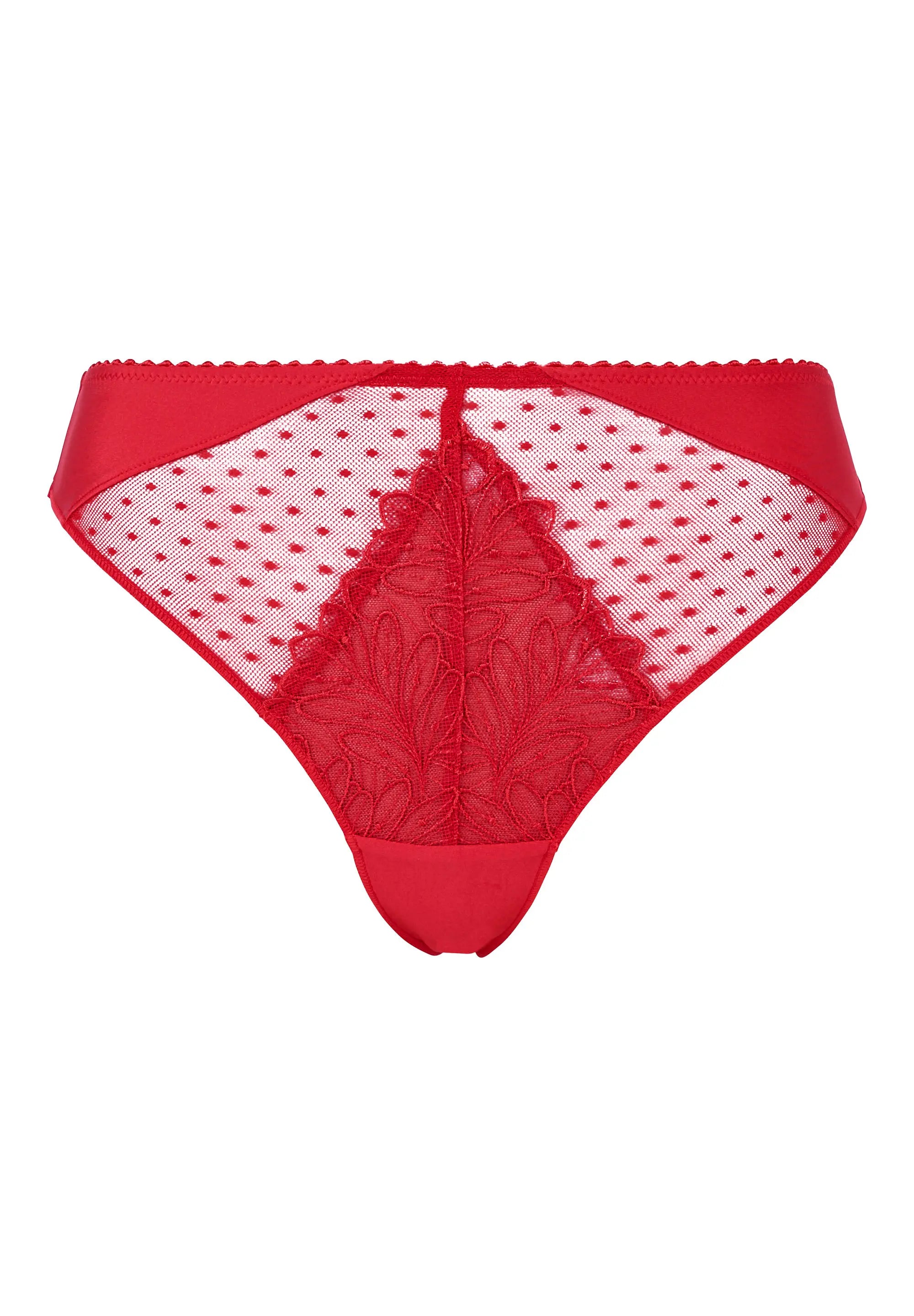 Tanga rosso scarlatto di Esmée