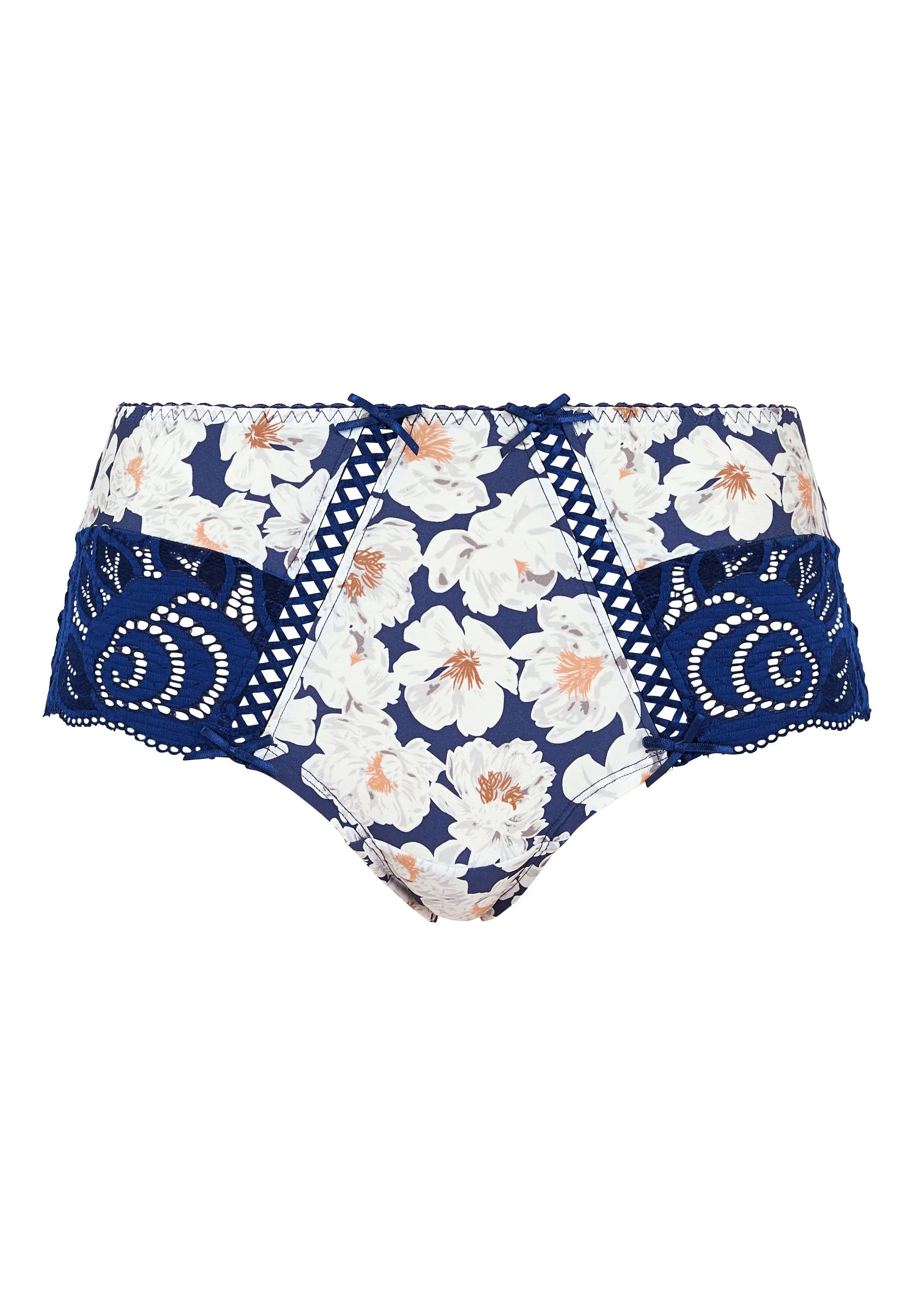 Shorty Amélie Print Imprimé Floral Bleu