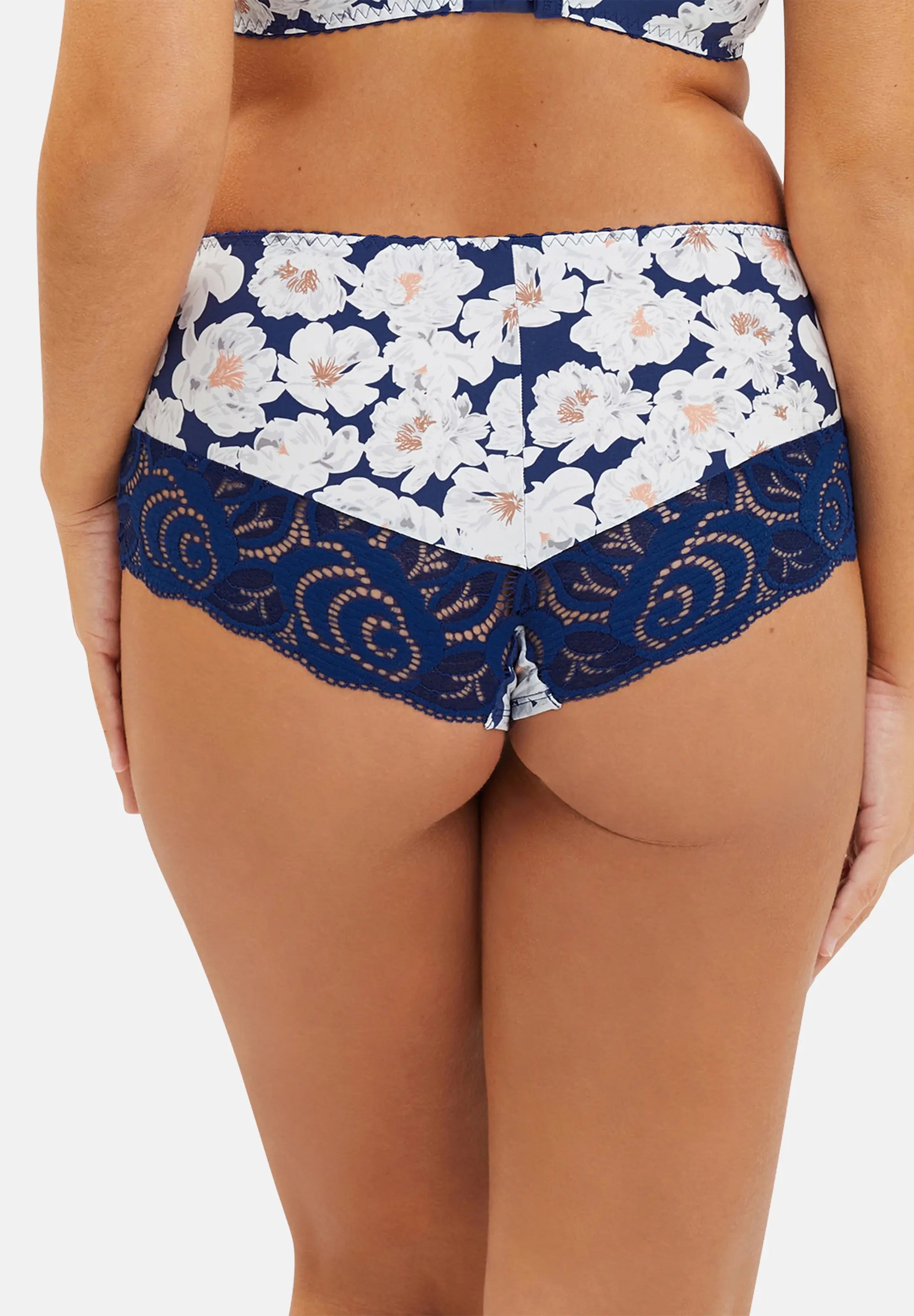 Shorty Amélie Print Imprimé Floral Bleu