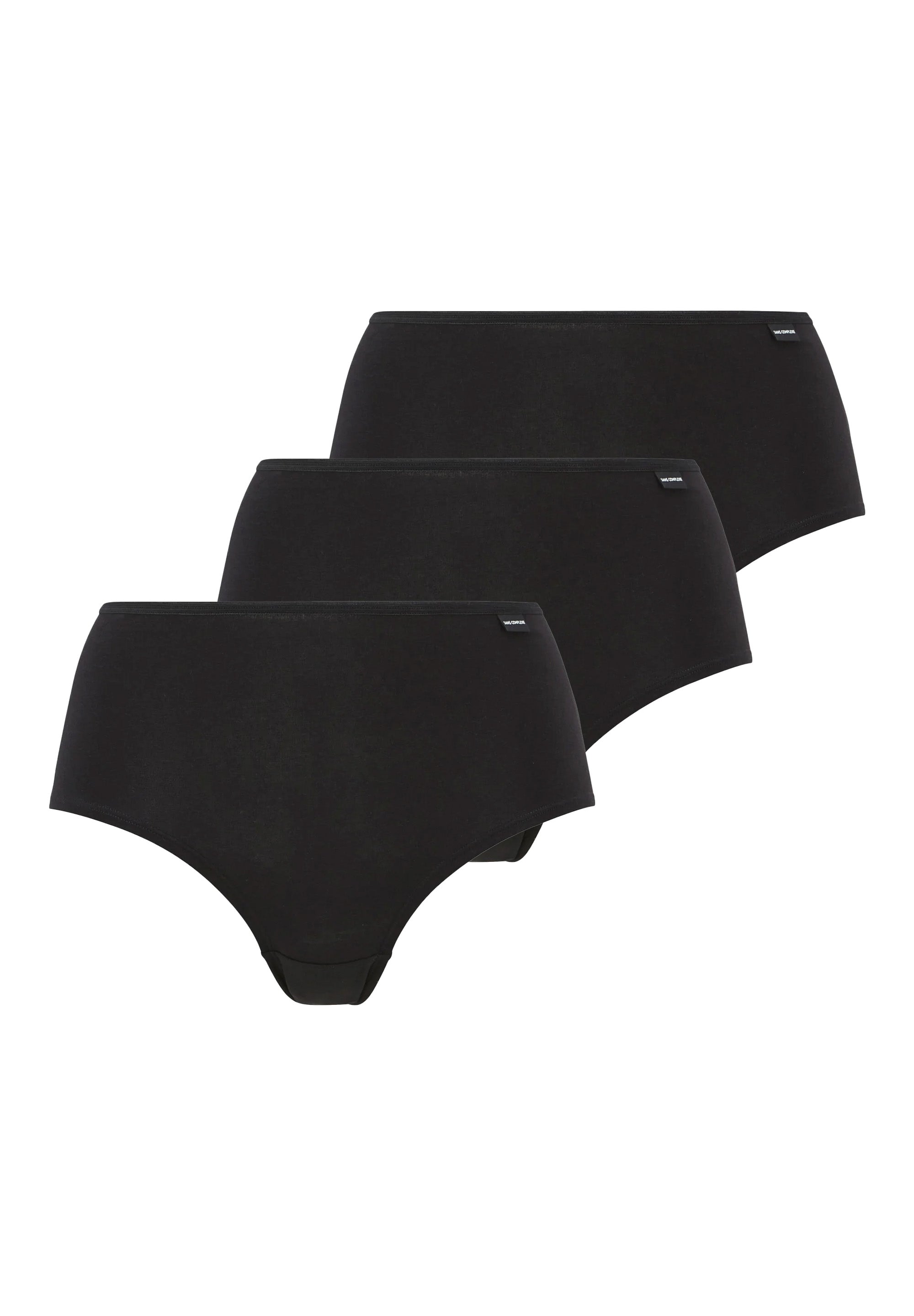 Shorty - Lot de 3 Simplement Coton Noir