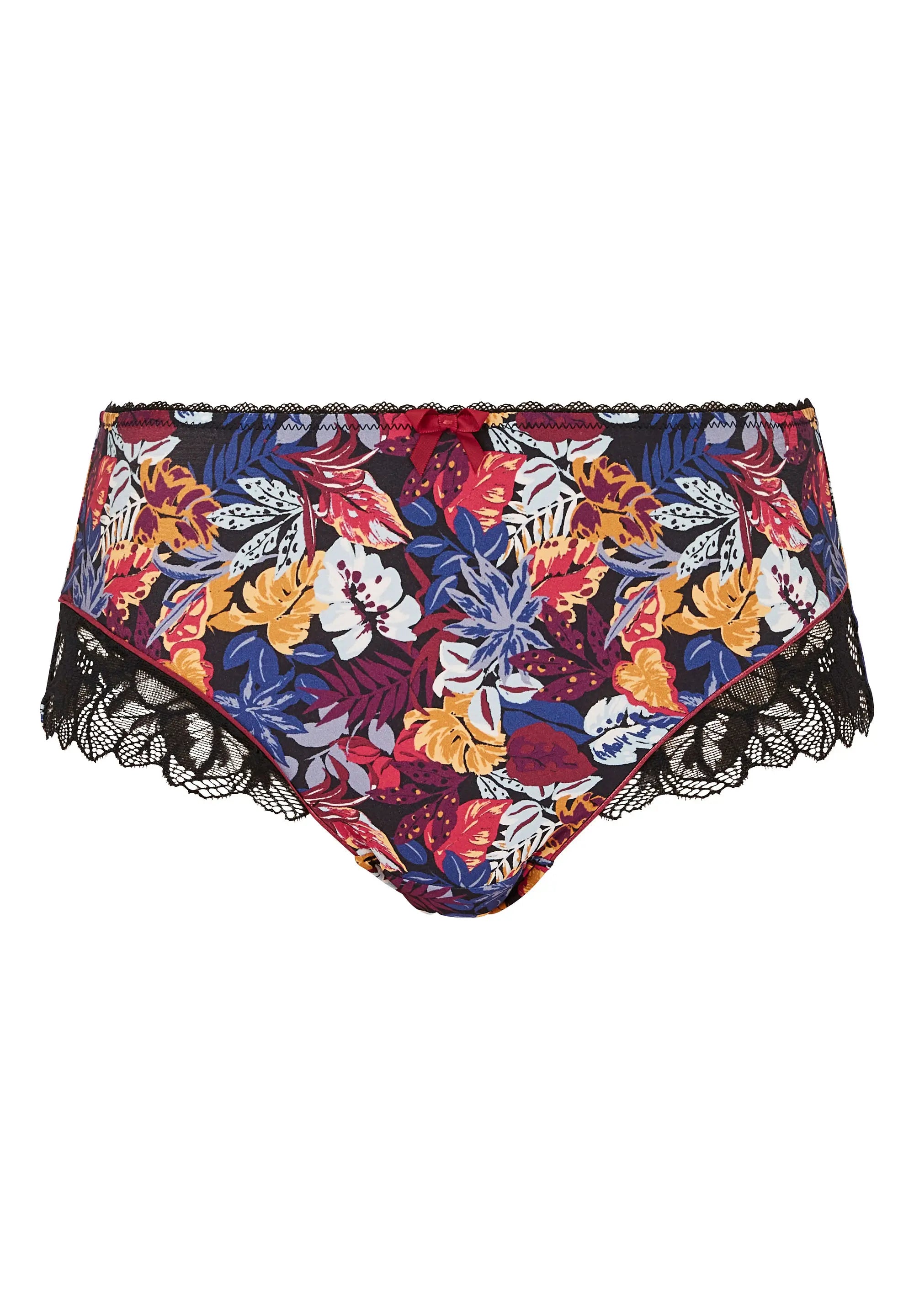 Shorty Mathilde Impreso Vegetal Jungle Negro