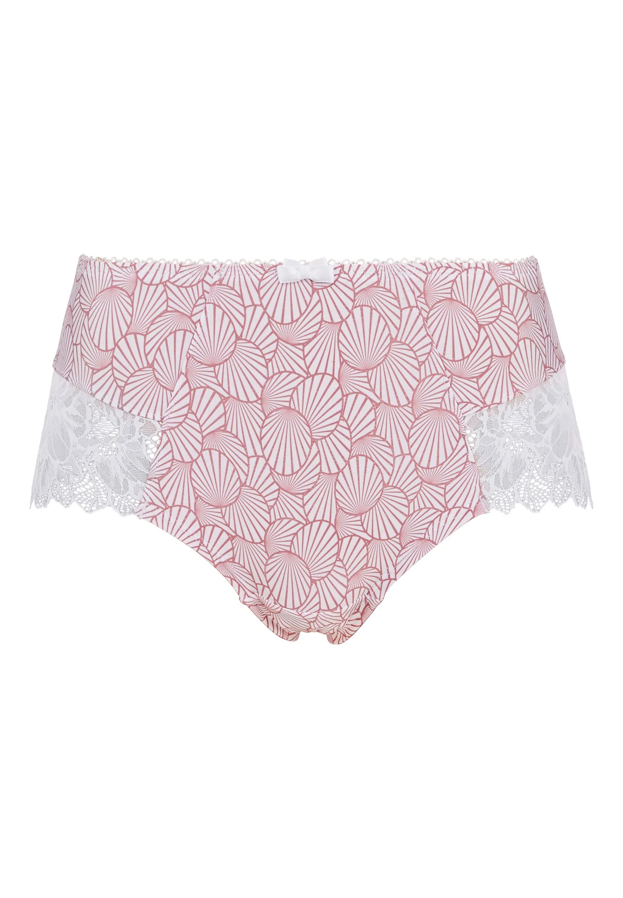 Shorty Garance Pink Graphic Print