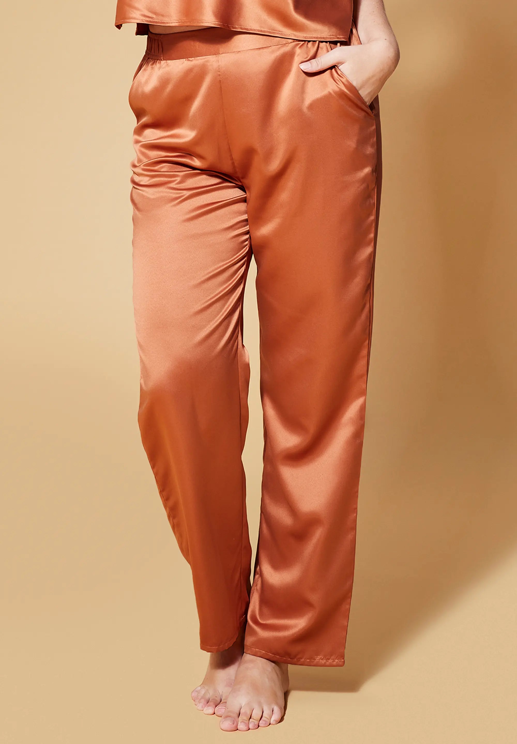 Glam Chic Caramelized Sun Pants