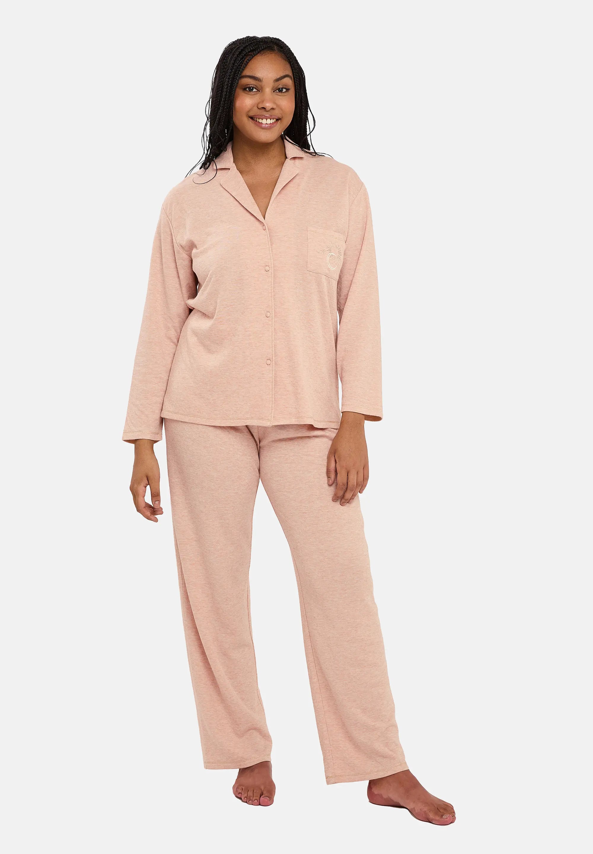 2-Piece Pyjama Set Nova Heather Beige