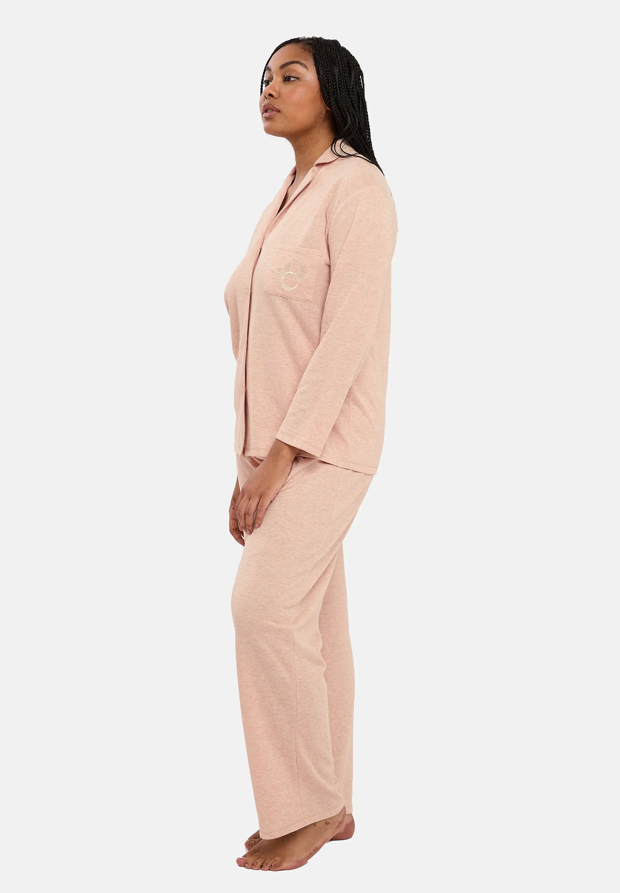 2-Piece Pyjama Set Nova Heather Beige