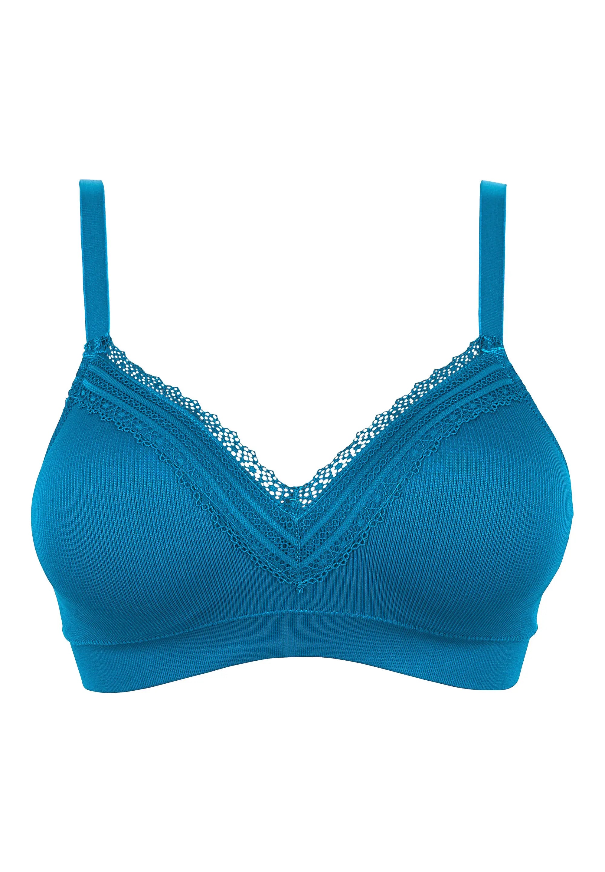 Reggiseno Agathe senza ferretto Deep Turquoise