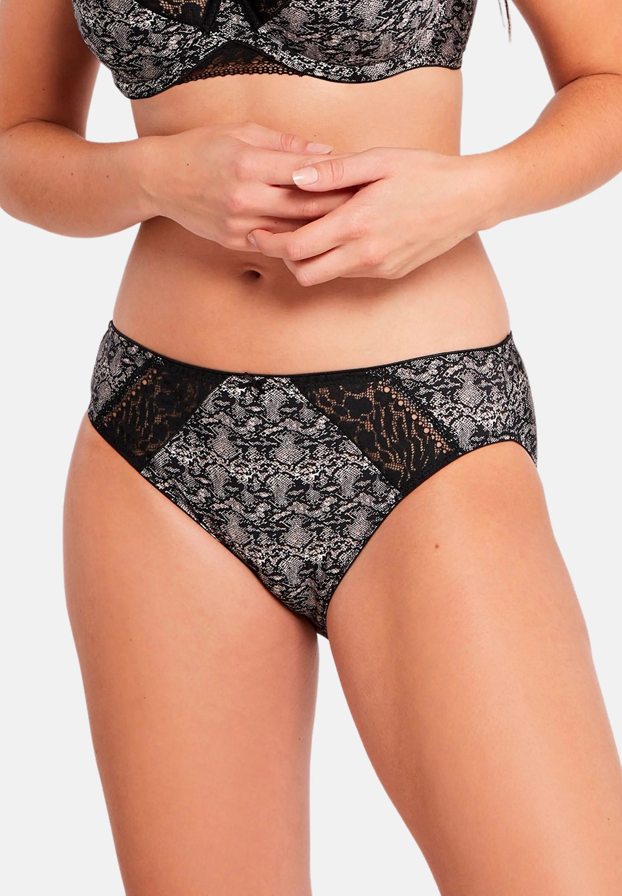 Snakeskin Print Nour Briefs