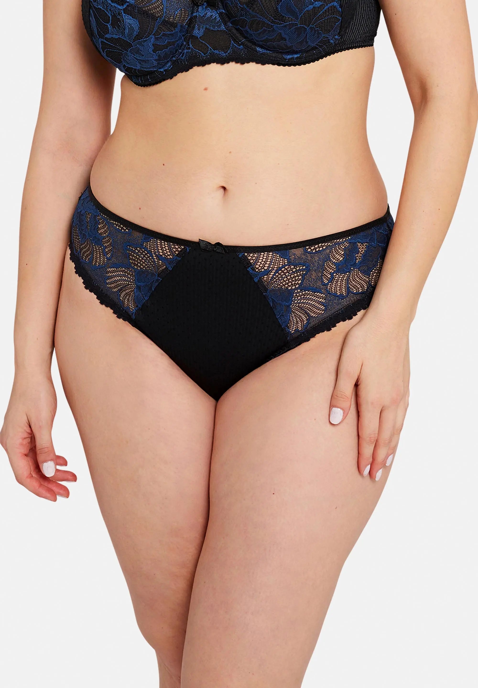 Briefs Capucine Black & Blue