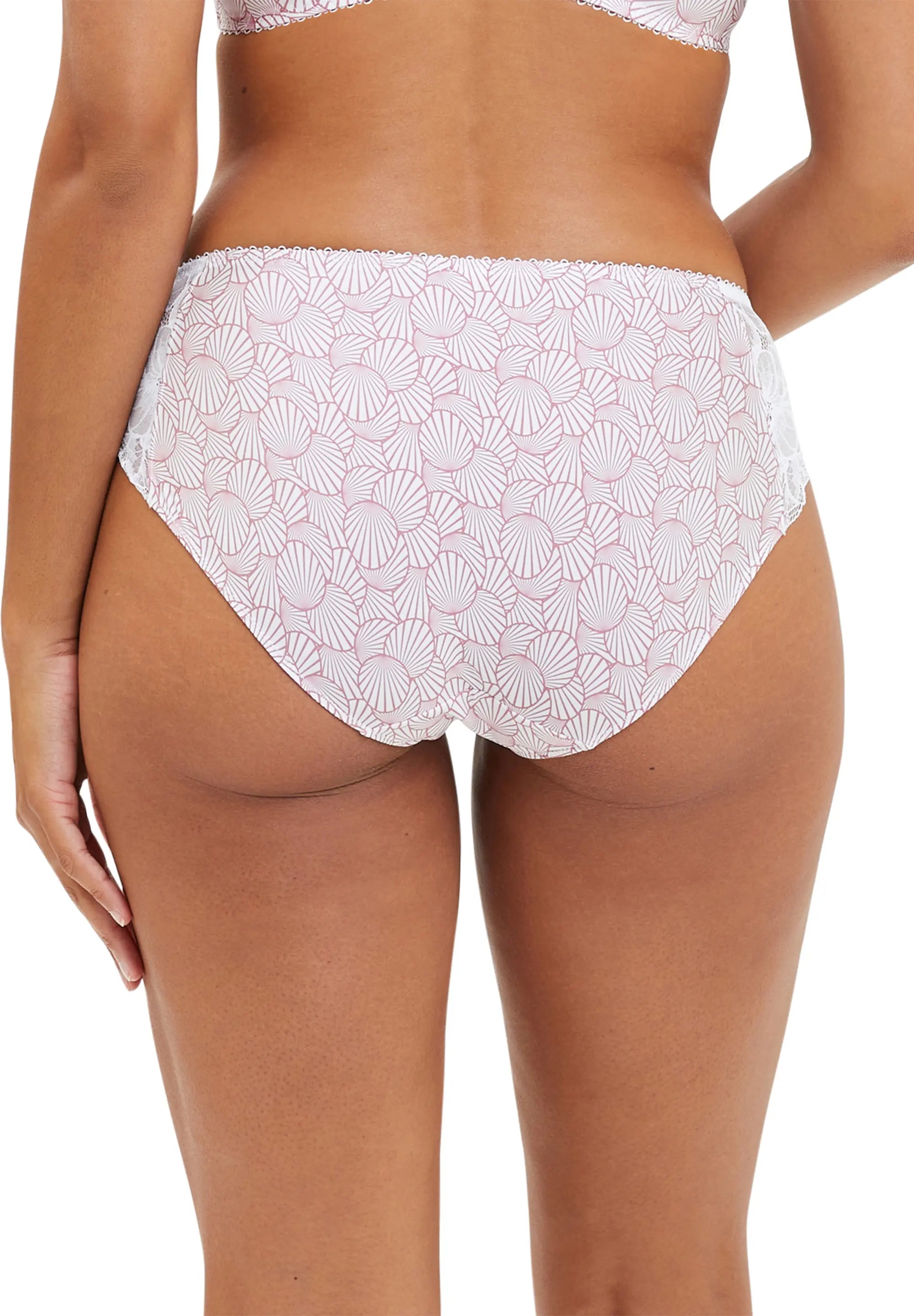 Slip Garance con stampa grafica rosa