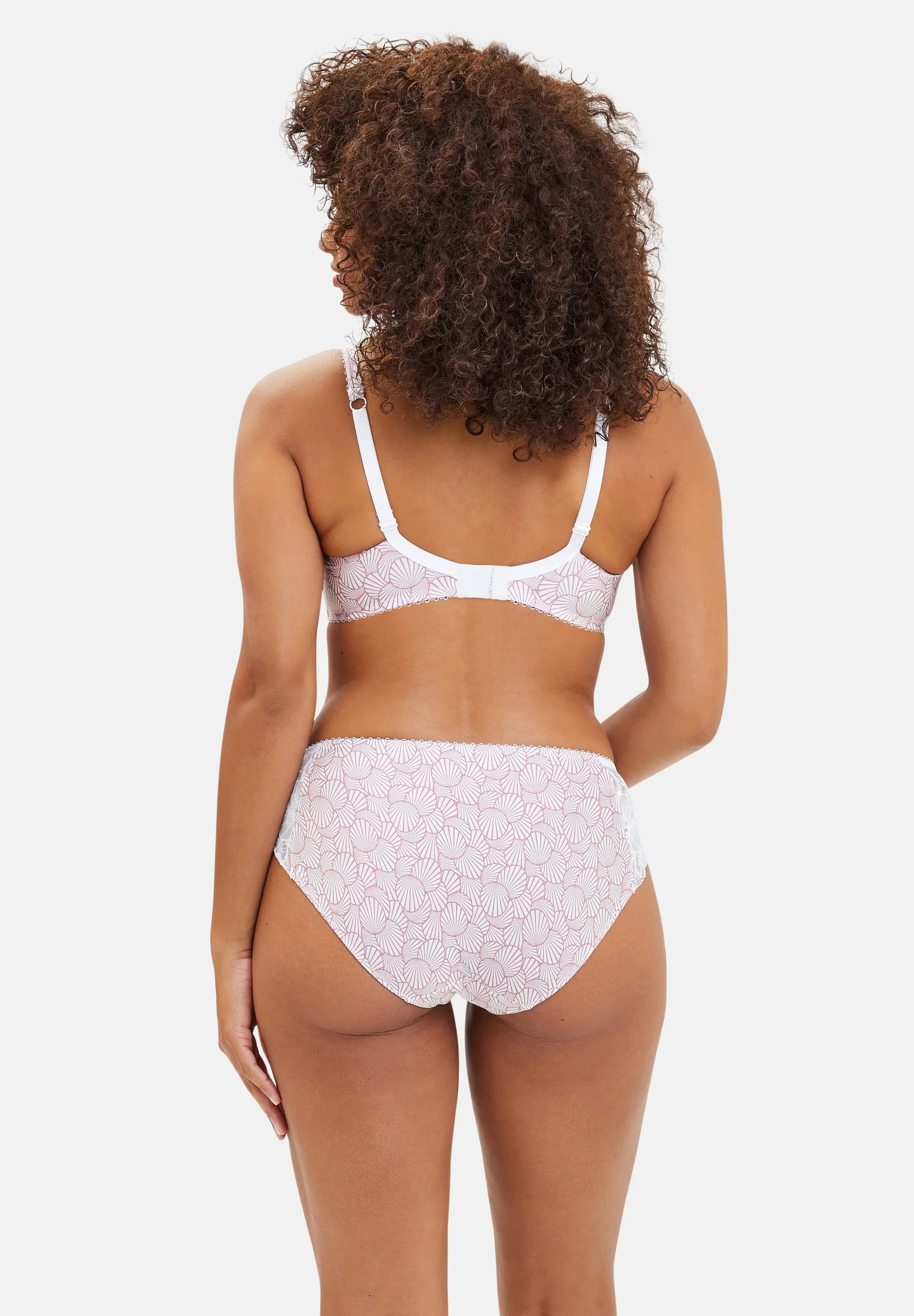 Briefs Garance Pink Graphic Print