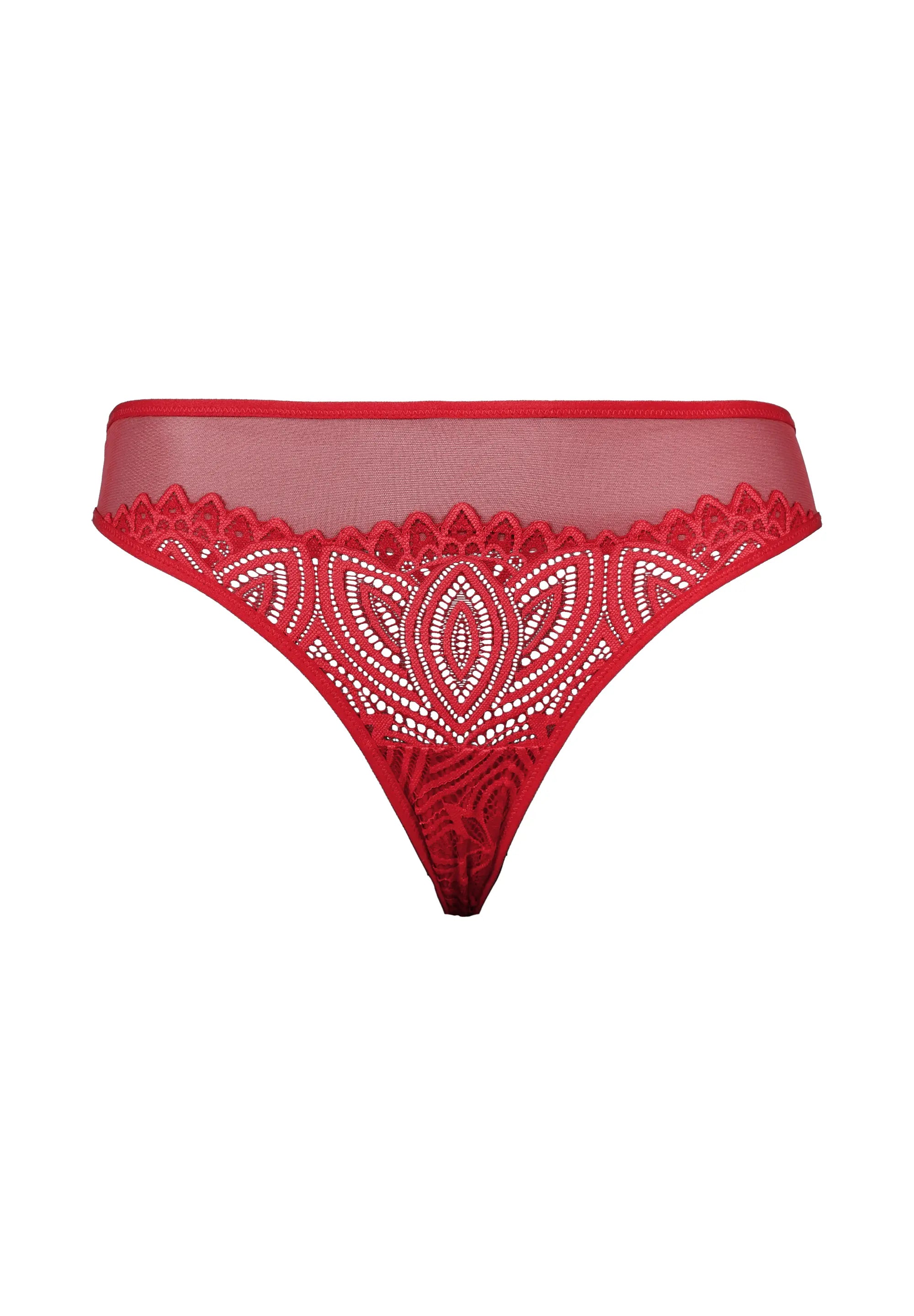 Slip Miss Sans Complexe Lisa Rouge Pourpre Lingerie Grande Taille