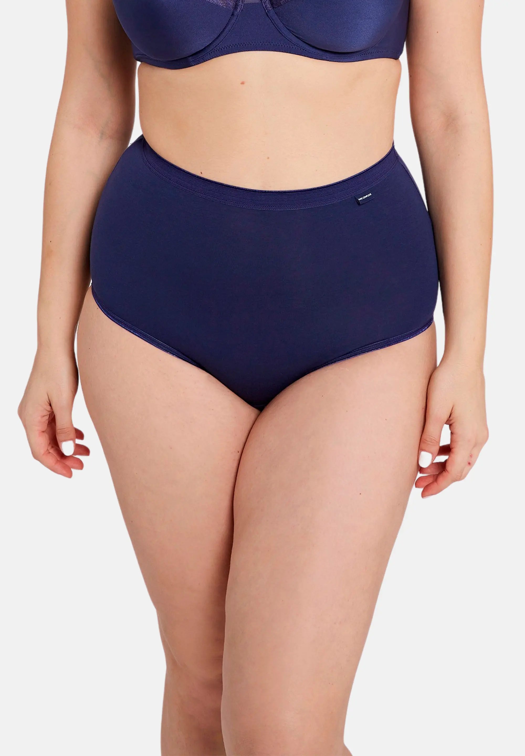 Culote - Lote de 3 Simplement Coton B Ruban Azul