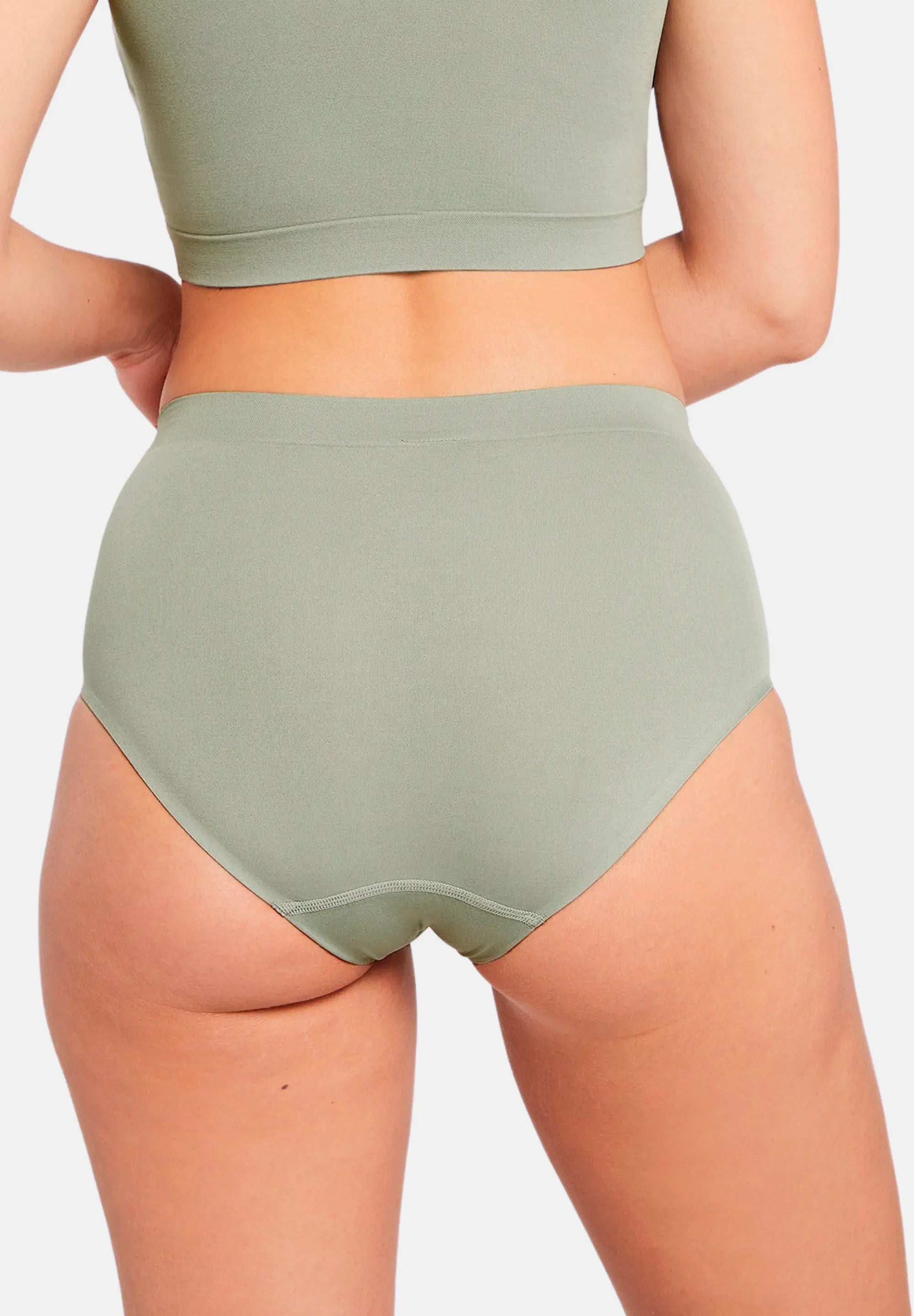 So Confort high-waisted panties Green Ombré