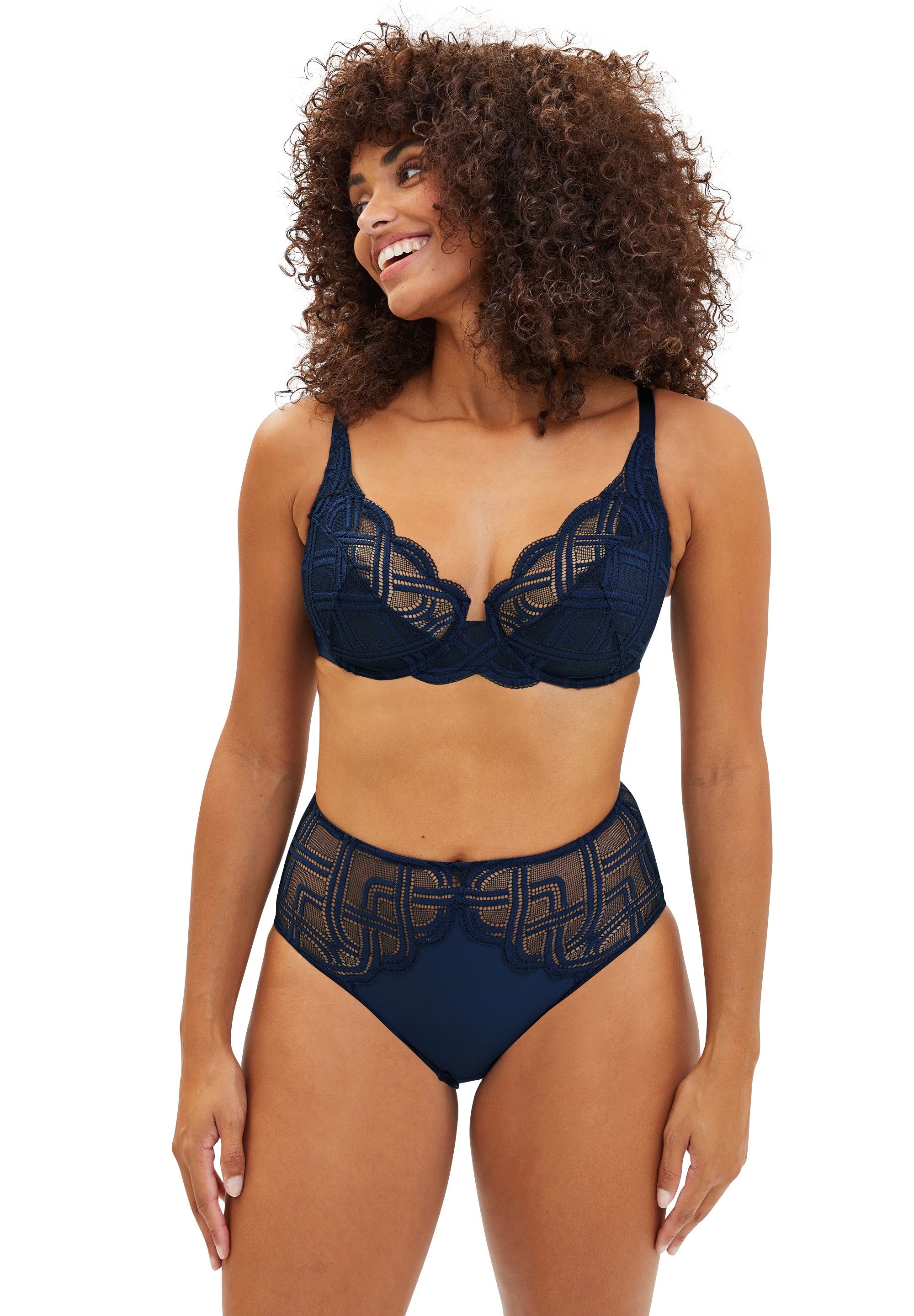 Navy Blue Elise Briefs