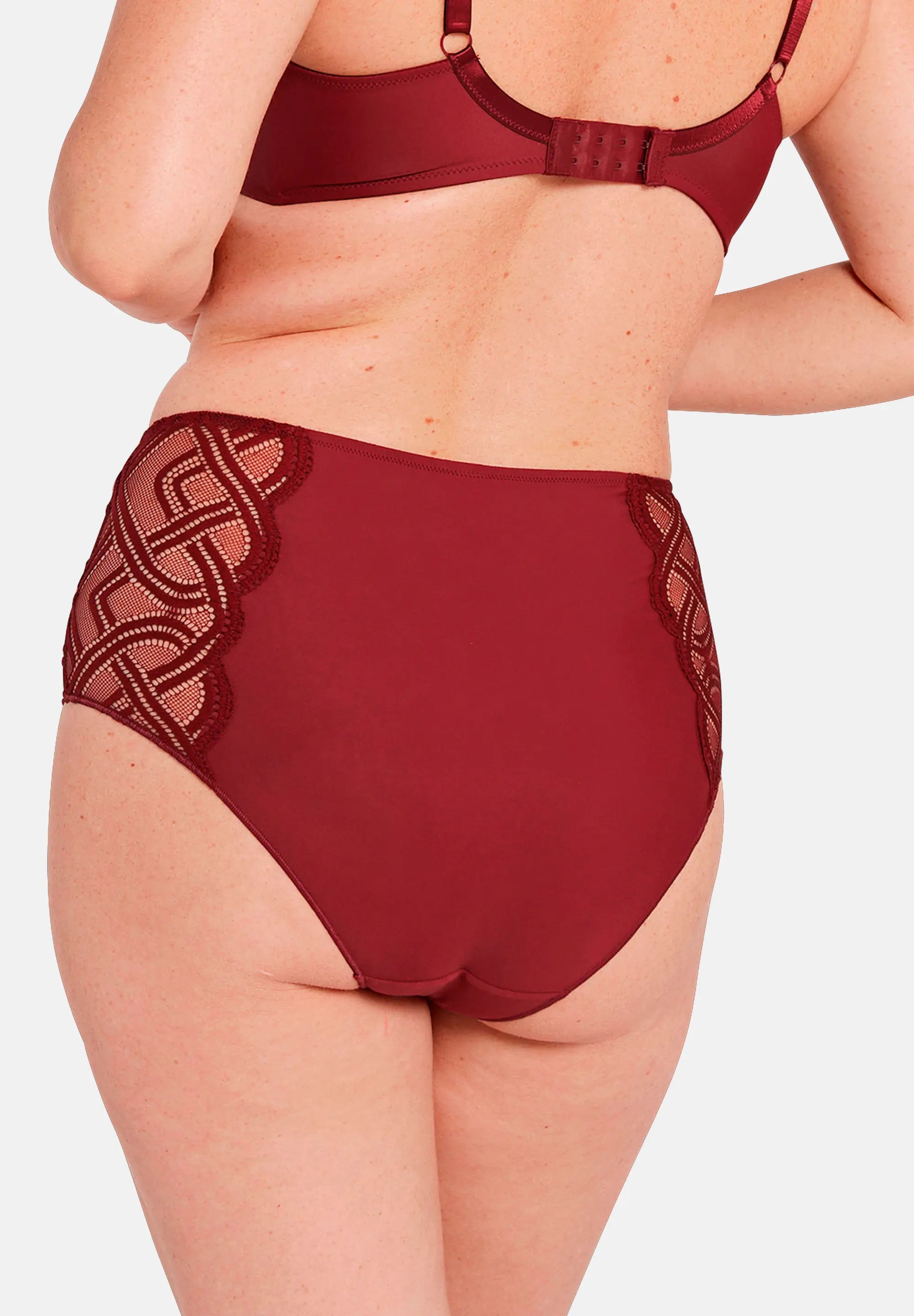 Cabernet Red Elise Briefs