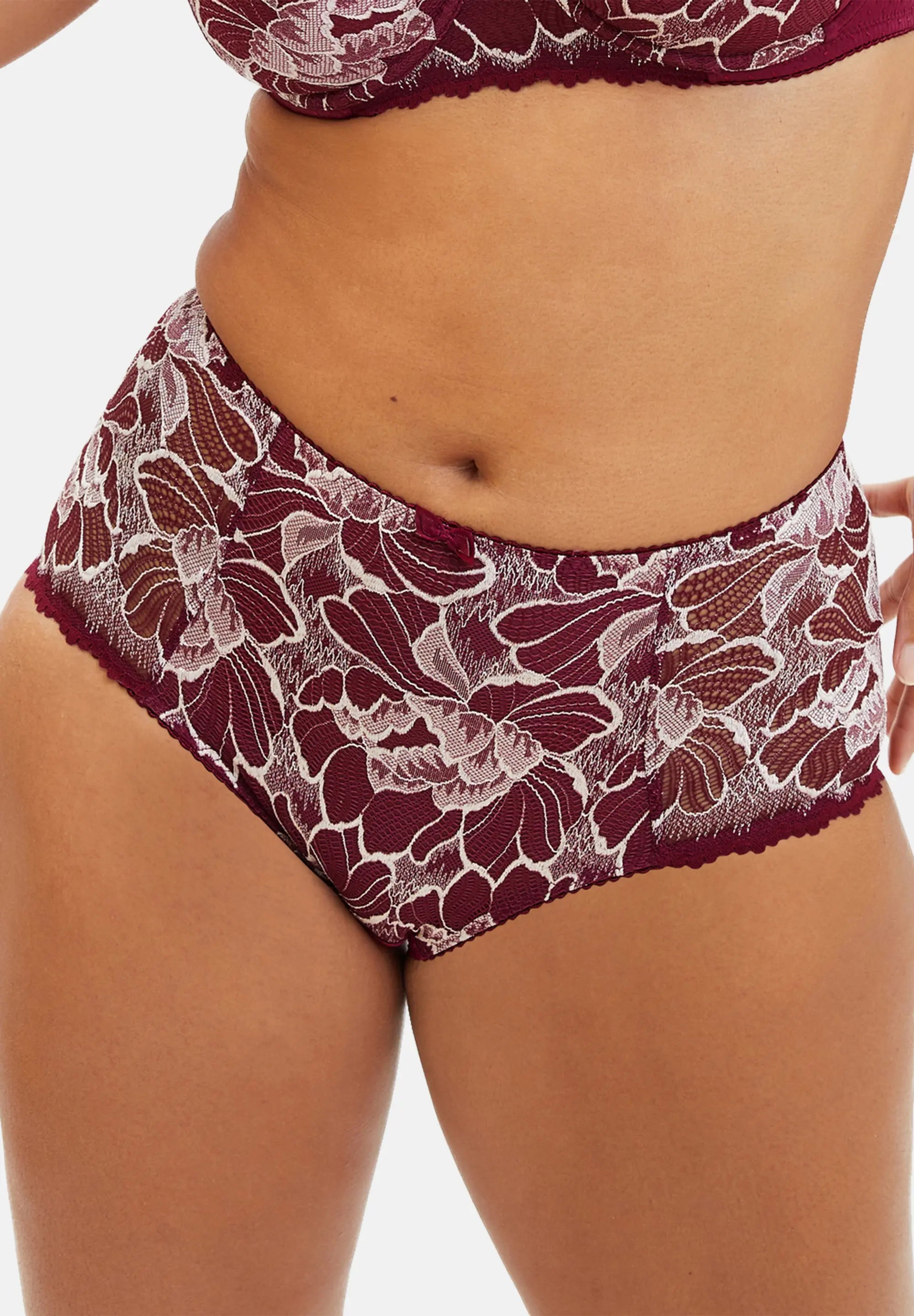 Medium Briefs Capucine Rhododendron & Scallop Shell