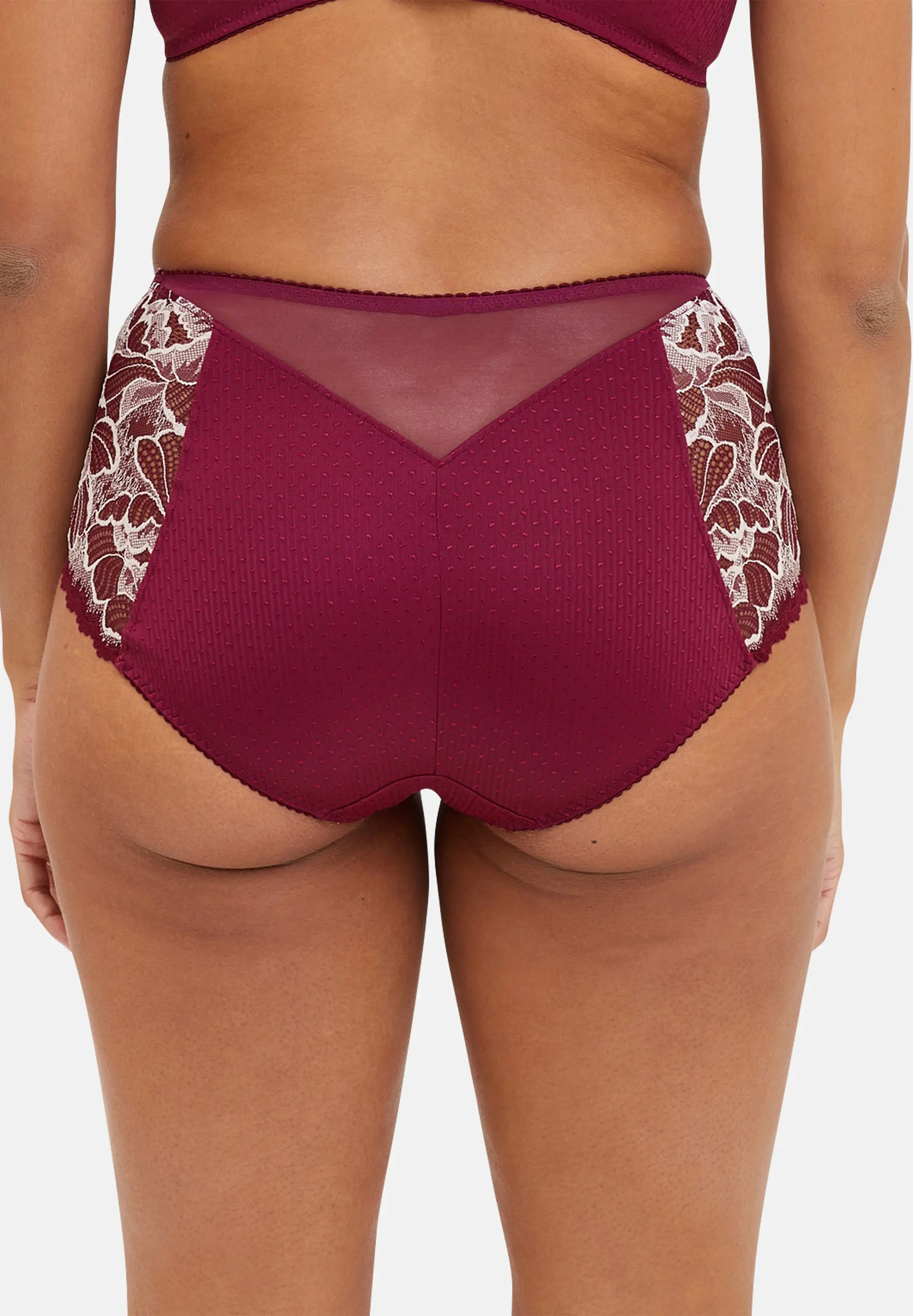 Medium Briefs Capucine Rhododendron & Scallop Shell