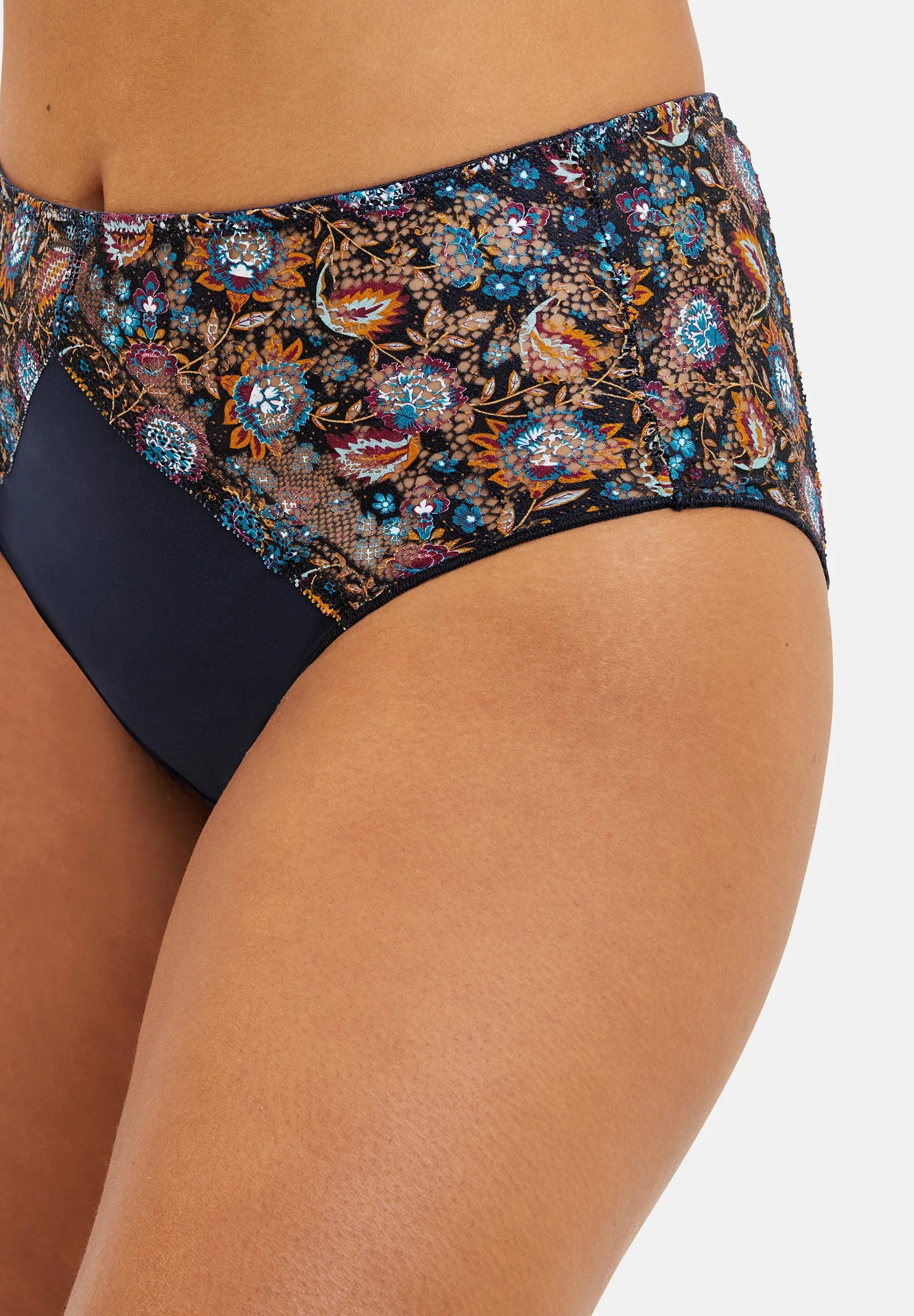 Medium Briefs Suzie Fantaisie Floral Print Gipsy Marina Blue