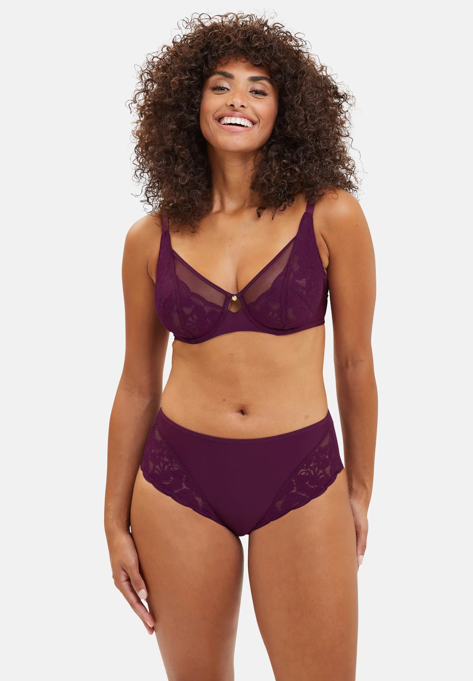 Medium Briefs Romance Deep Purple