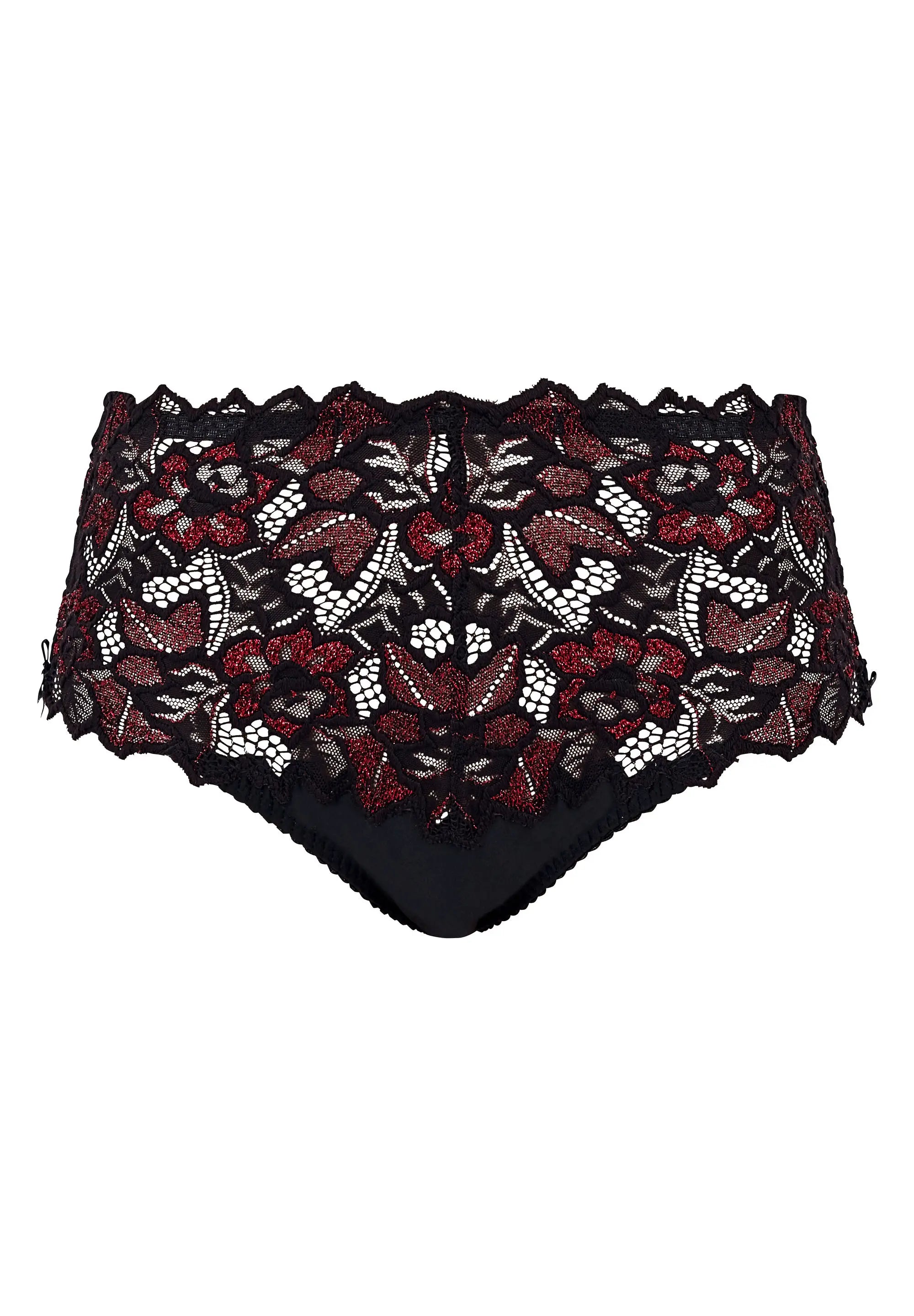 Medium Briefs Arum Glitter Black & Red Glitter