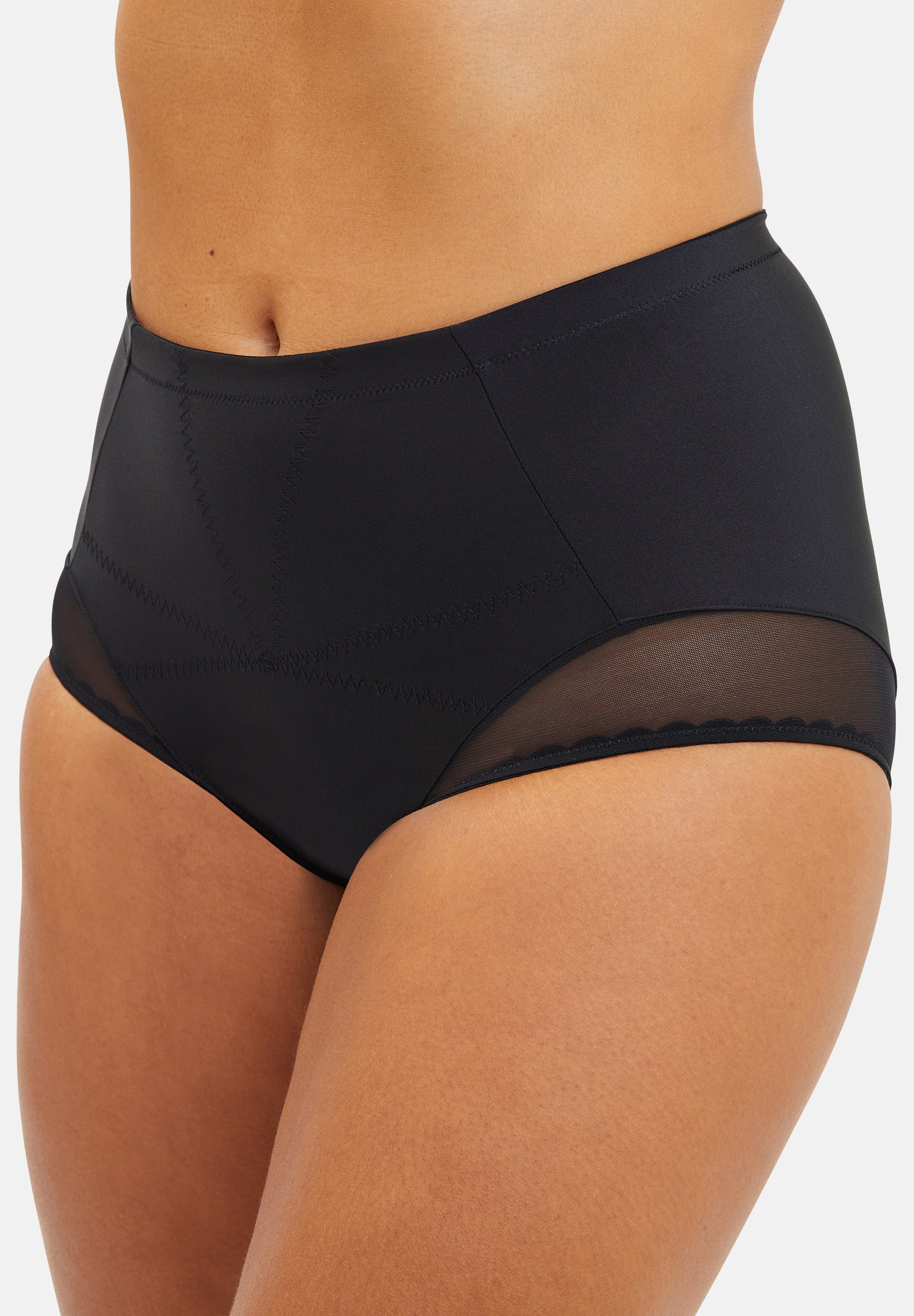 High waisted medium Briefs Roxanne Black