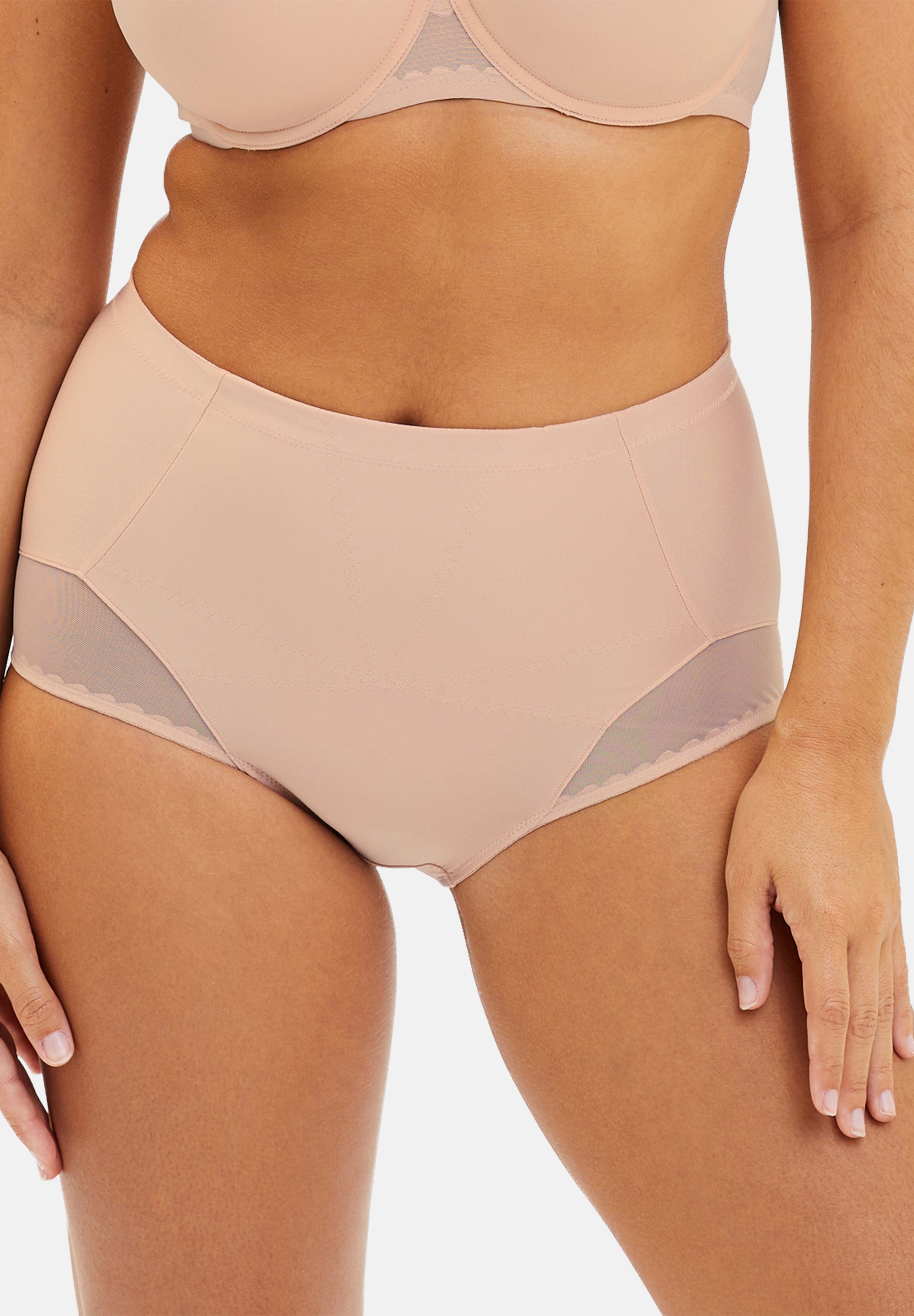 Roxanne high waisted Briefs Blush Beige