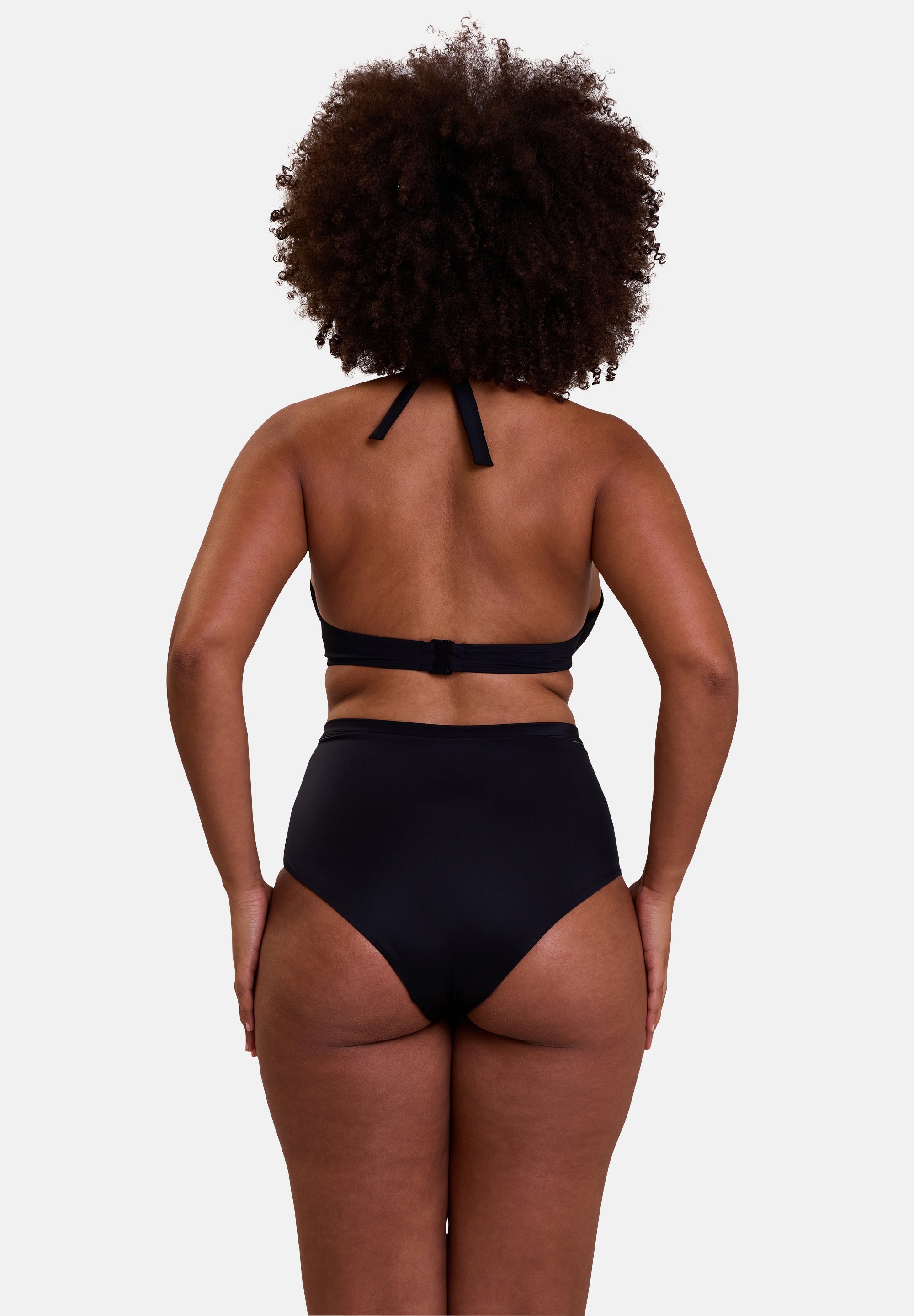 Speekaboo Shape high waisted swim Briefs Black