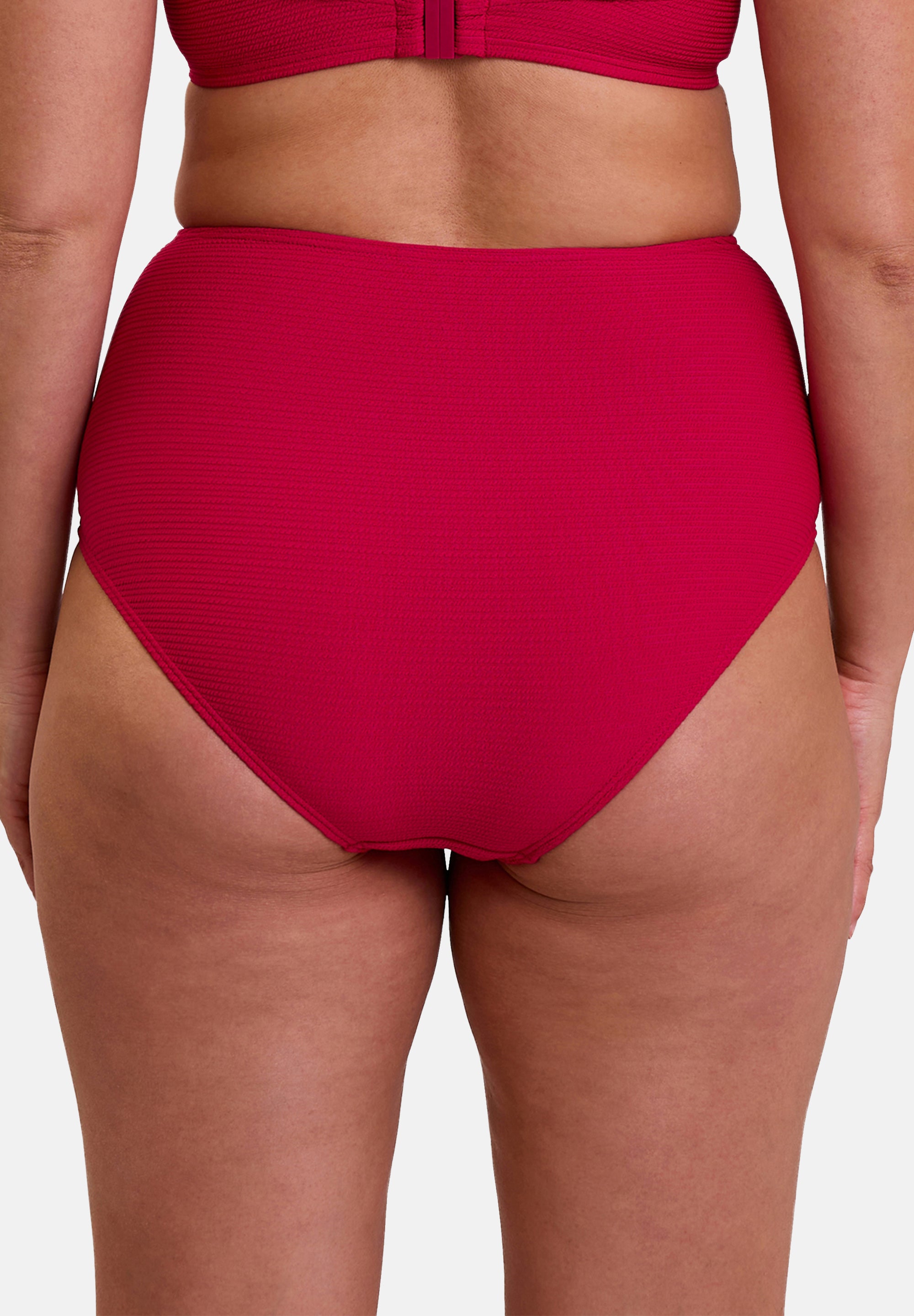 Culote de Baño de tallo alto Glamourous Textured Cerise