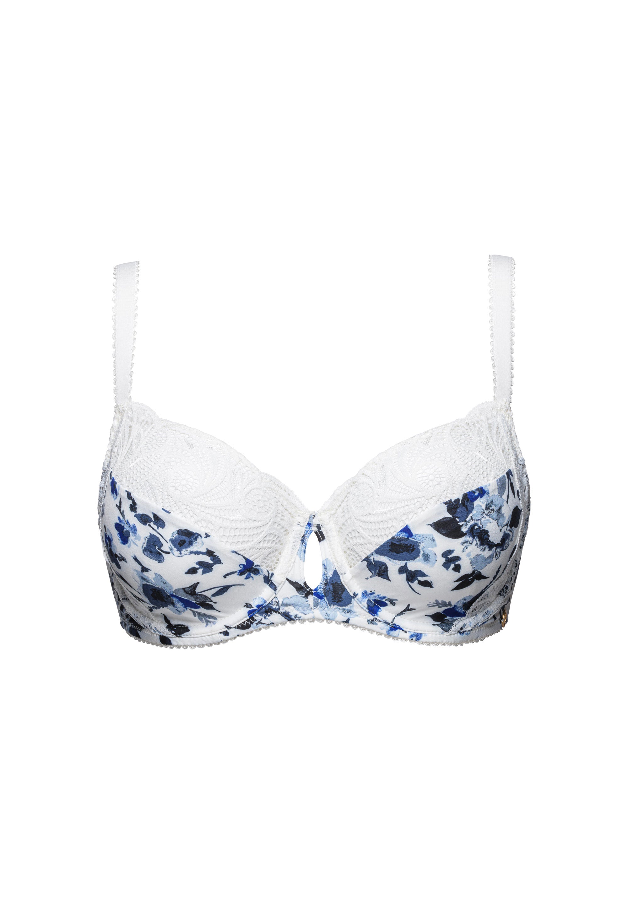 Soutien-gorge emboitant avec armatures - Blanc - Floral