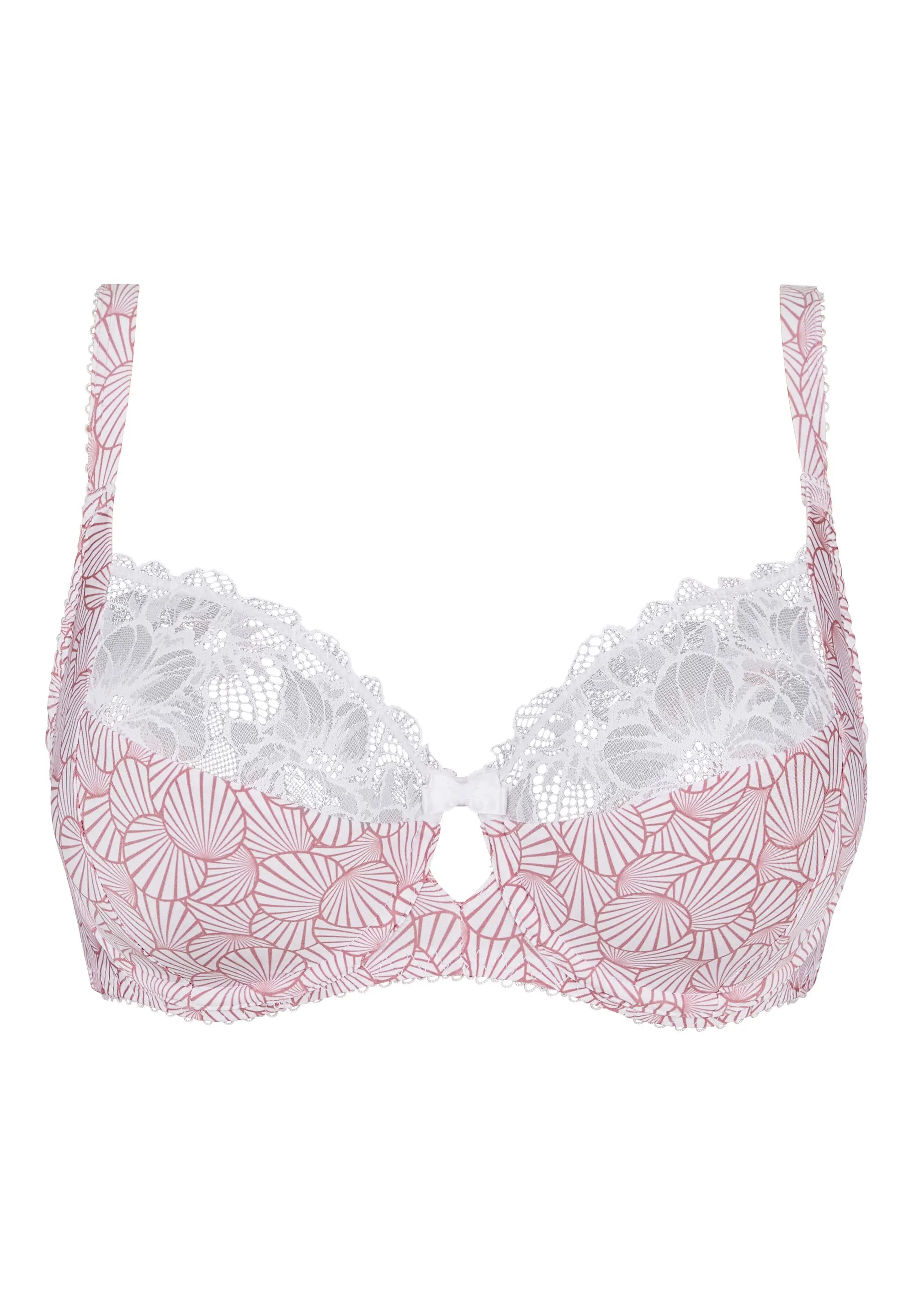 Soutien-gorge emboîtant Garance Imprimé Graphique Rose