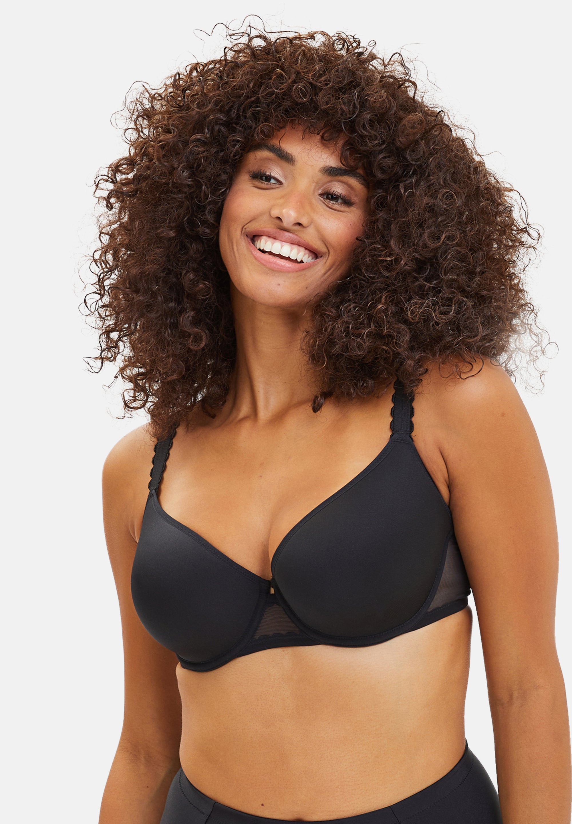 Lightly lined spacer bra Roxanne Black