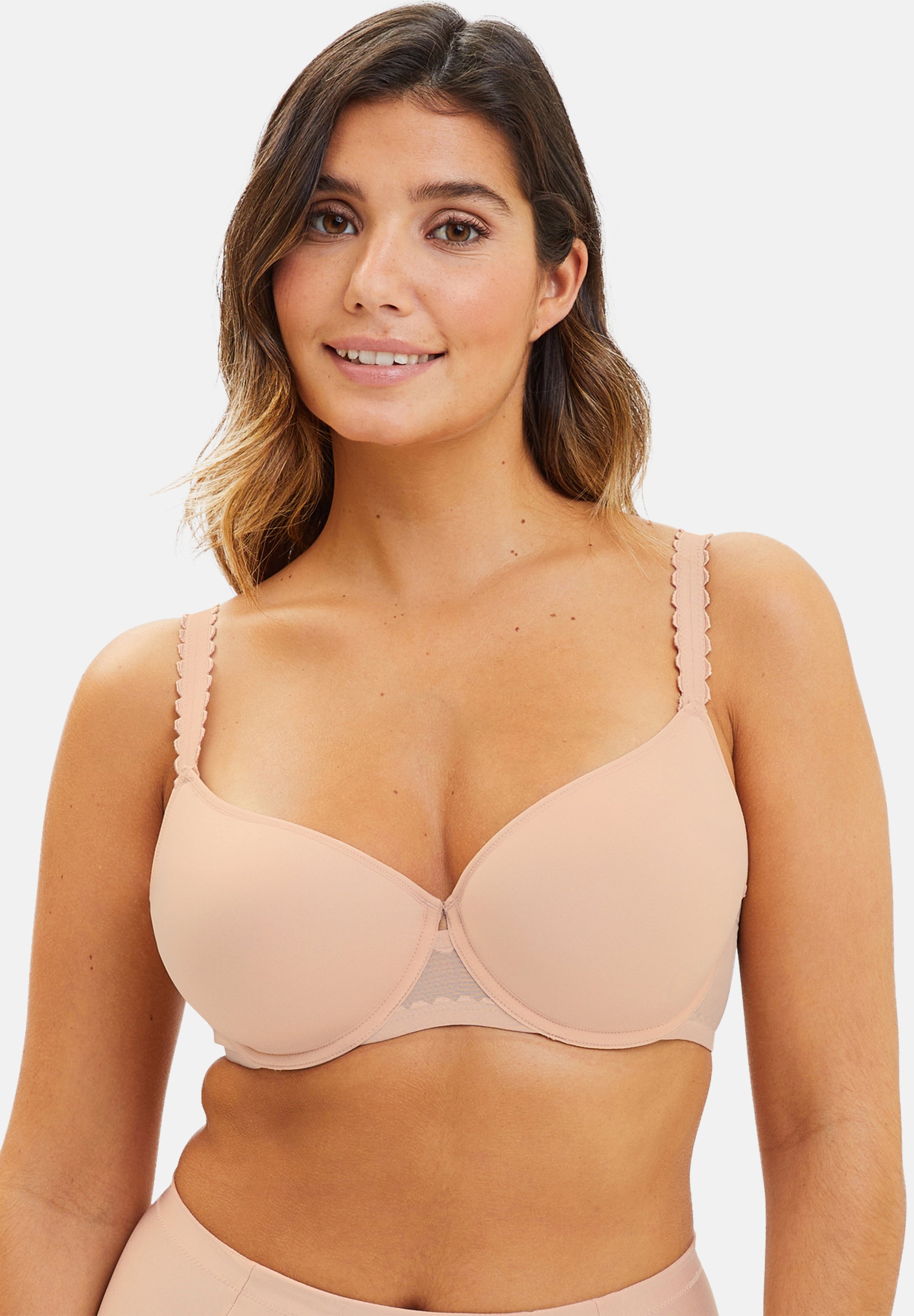 Lightly lined spacer bra Roxanne Blush Beige