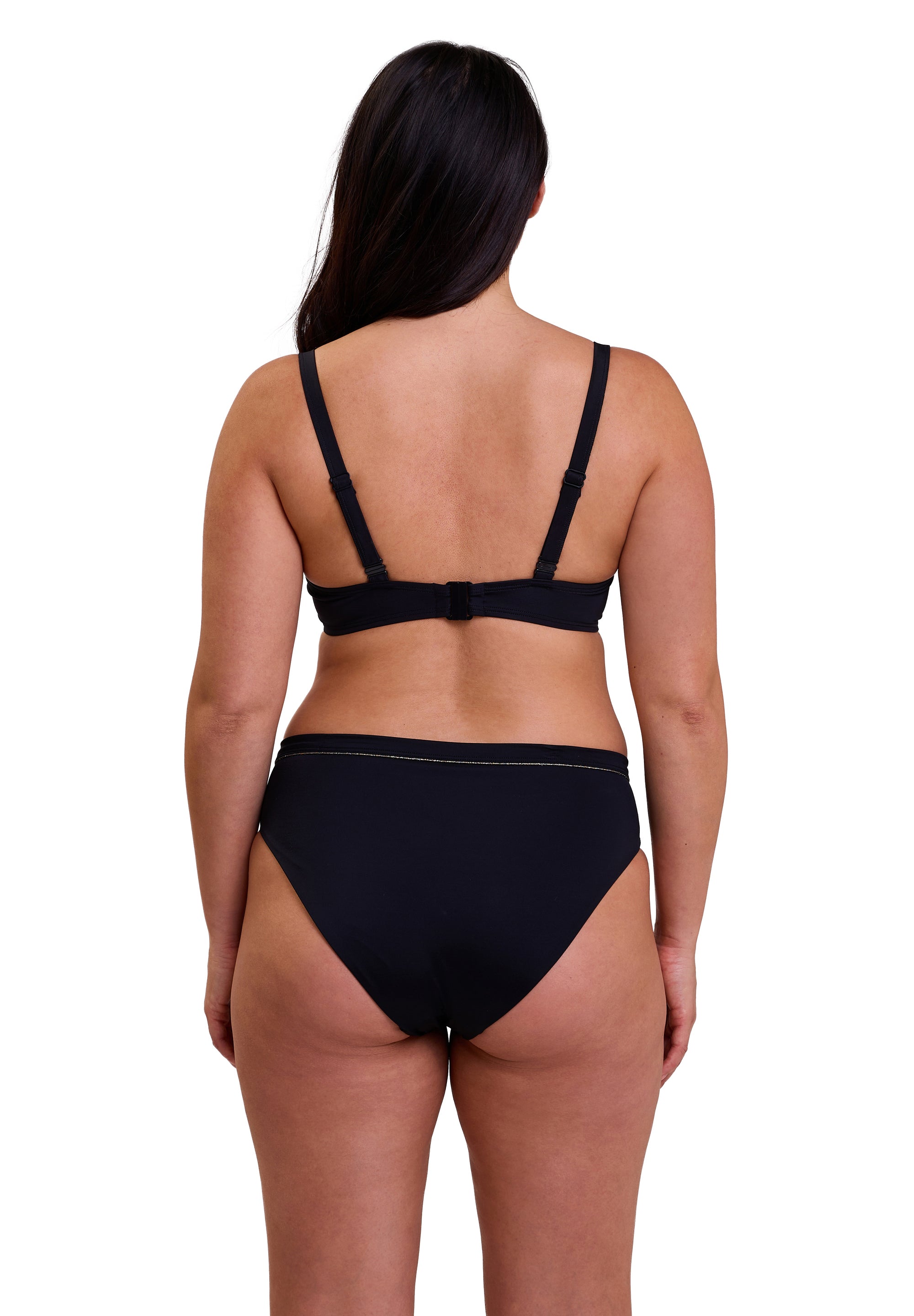 Speekaboo Shape underwired swimsuit top Black