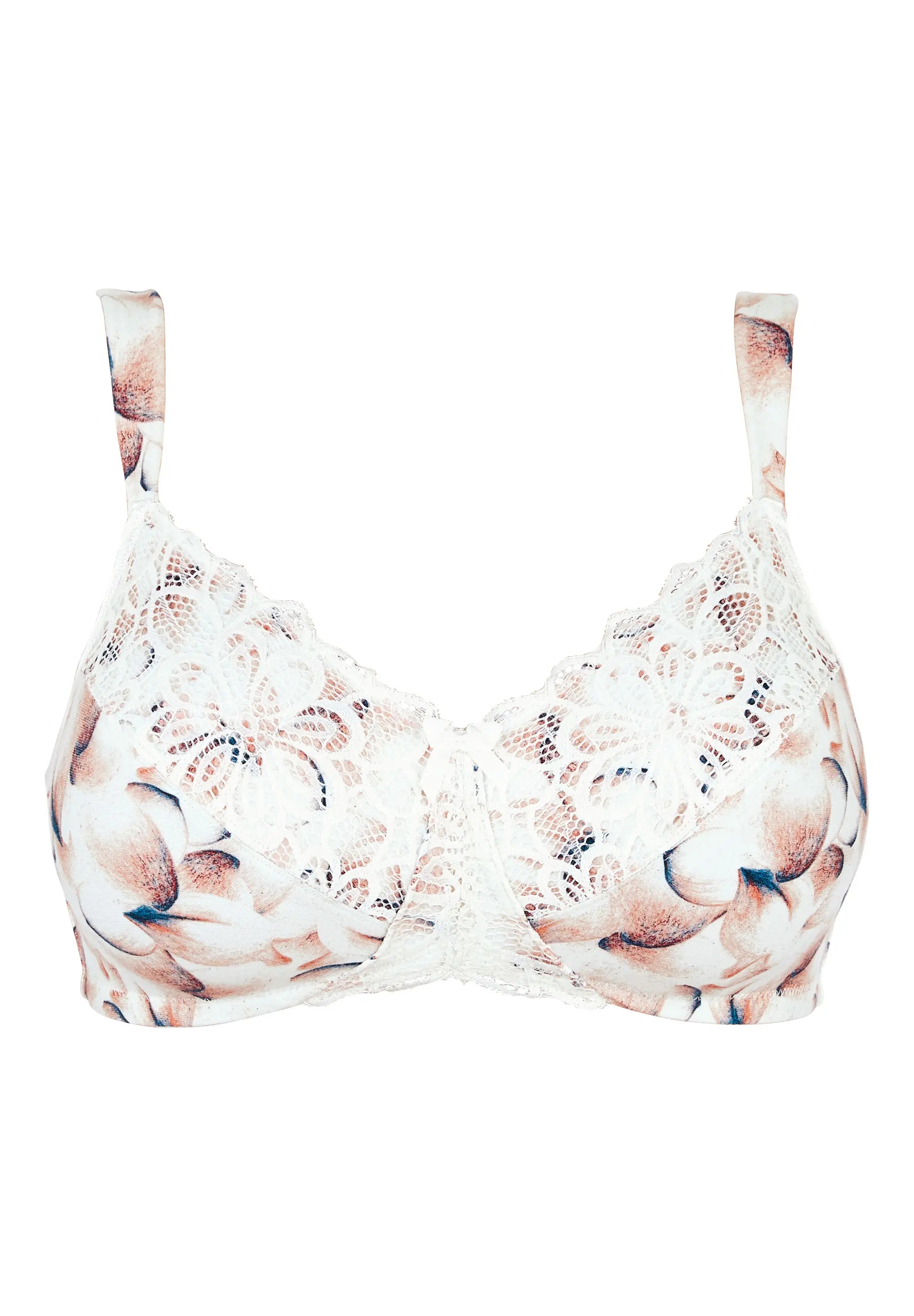 Reggiseno a coppa intera con stampa Flora Pastel Poetry