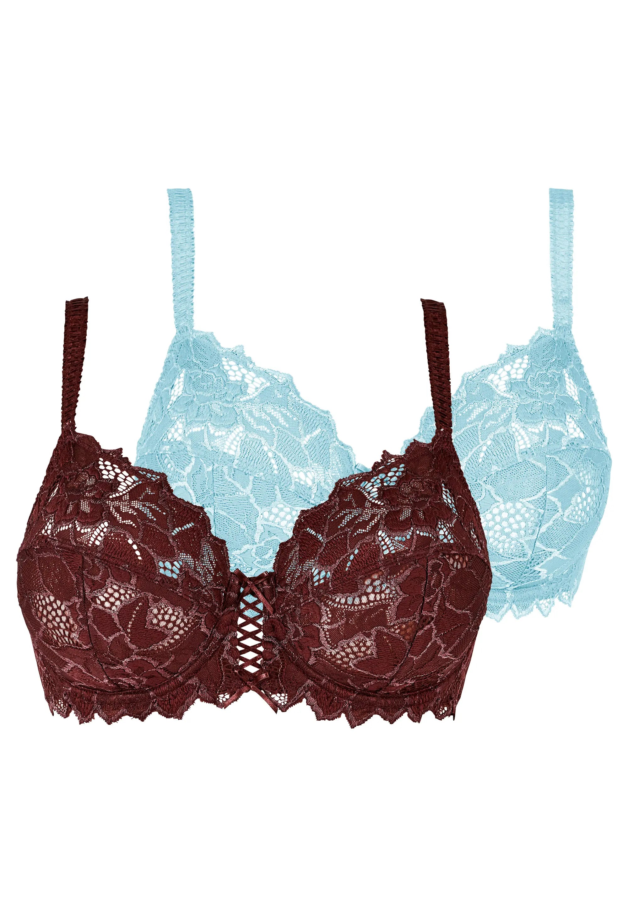 Set di 2 reggiseni Arum Duo Cioccolato e Blu