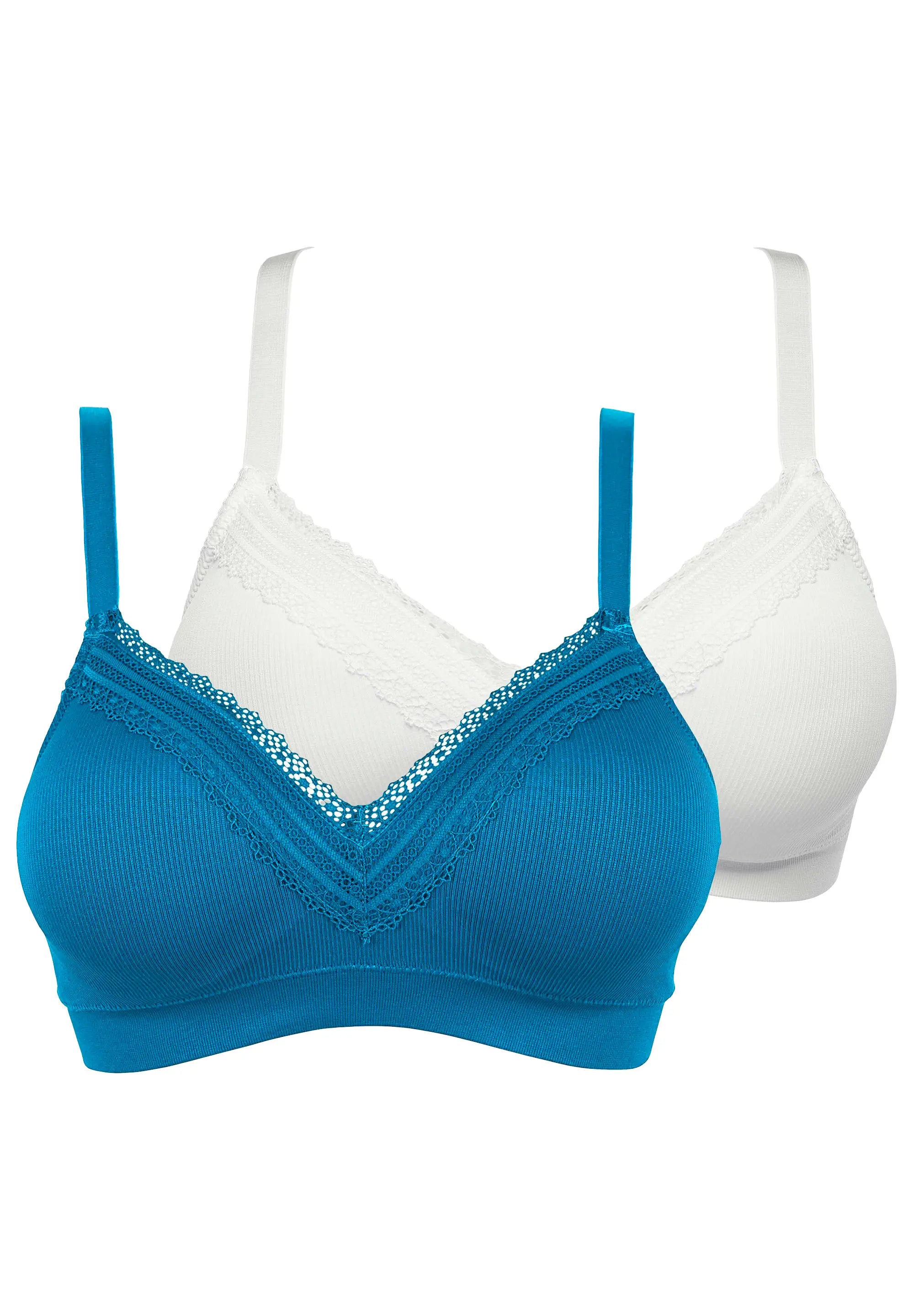 Reggiseno Agathe senza ferretto Deep Turquoise