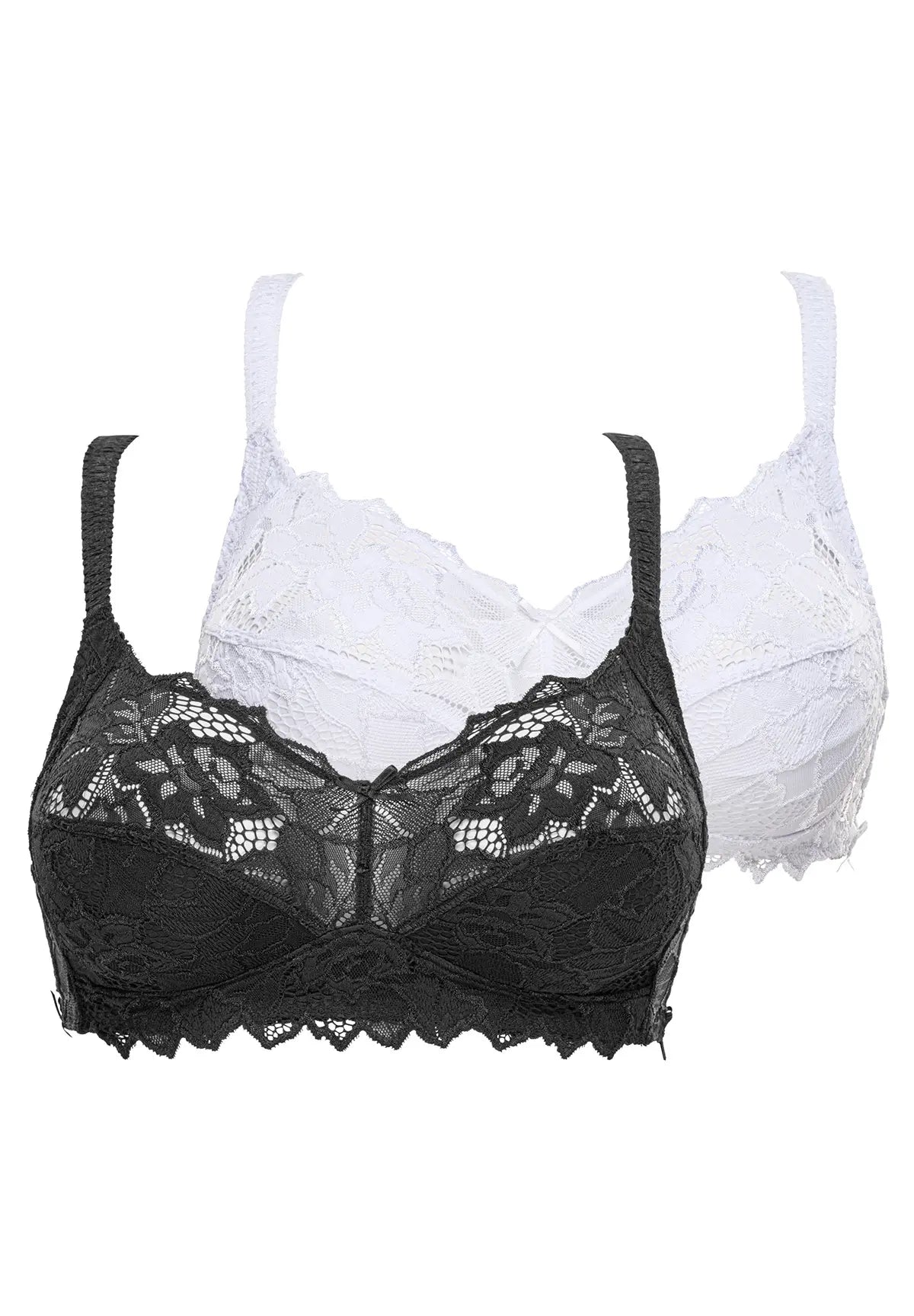 Set di 2 reggiseni Coton d'Arum Bianco e Nero