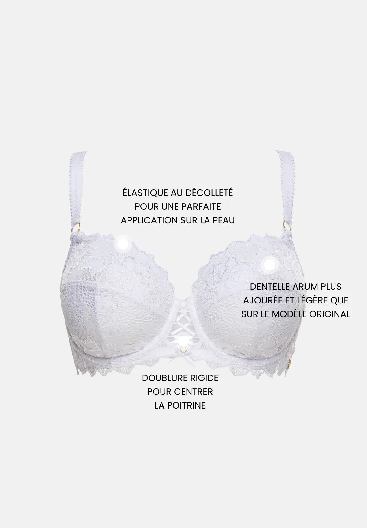 Full Cup Bra Arum Prima White