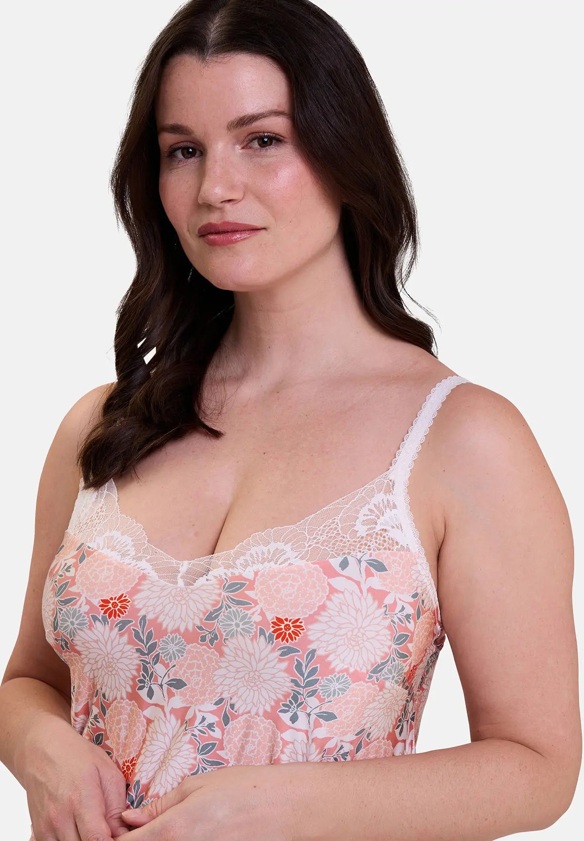 Camisole Aurélie Light Dahlia Print