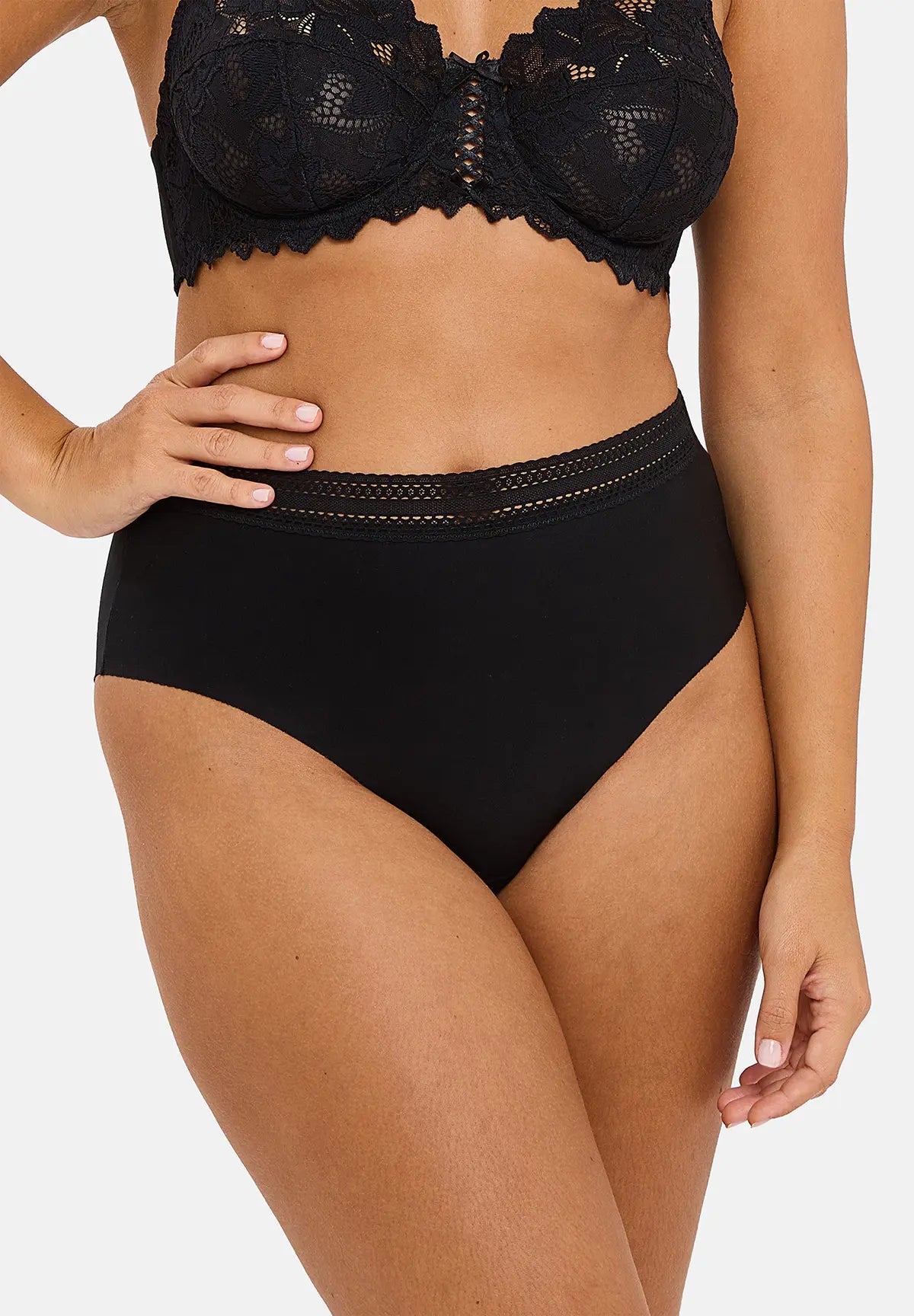 Confezione da 2 Culotte Invisible Coton Nero