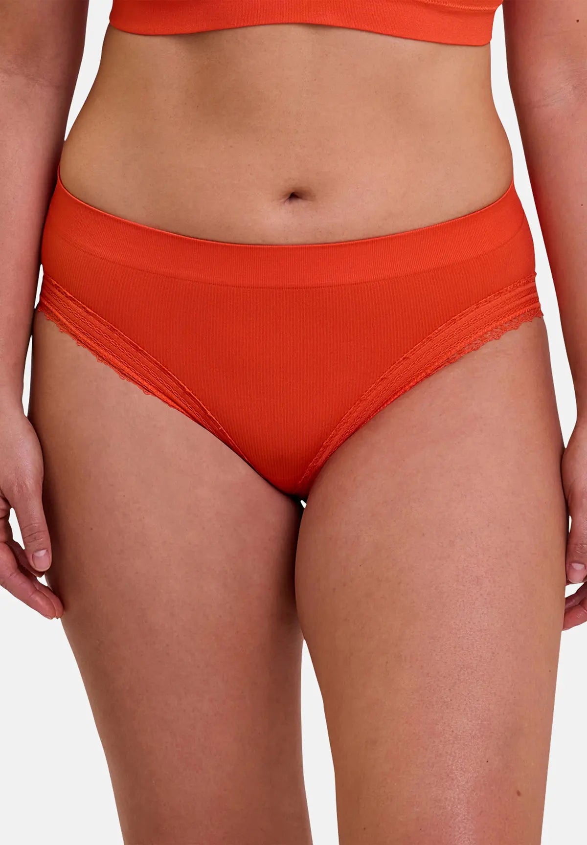 Agathe Tangerine oranje slip