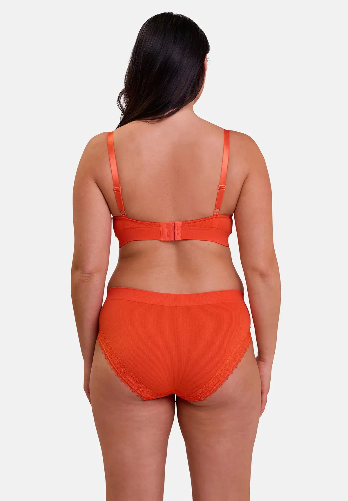 Slip Agathe Orange Mandarine