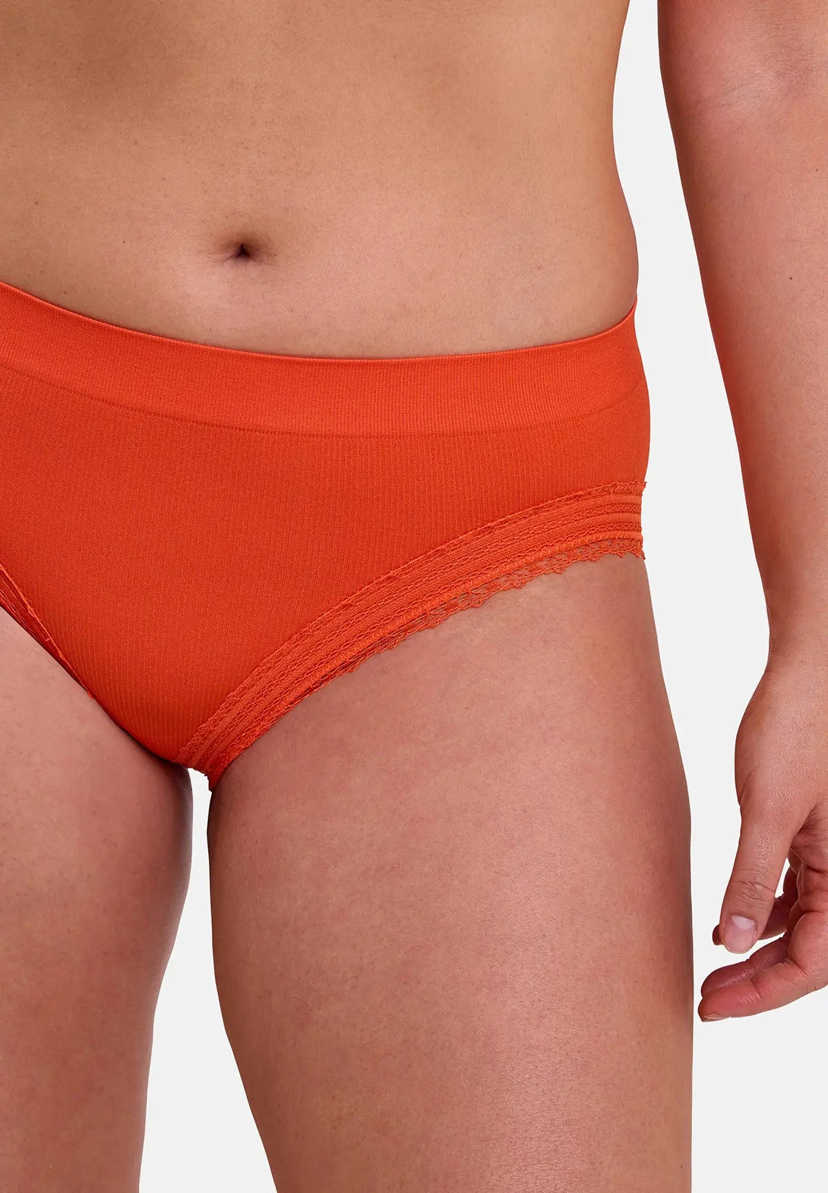 Slip Agathe Orange Mandarine