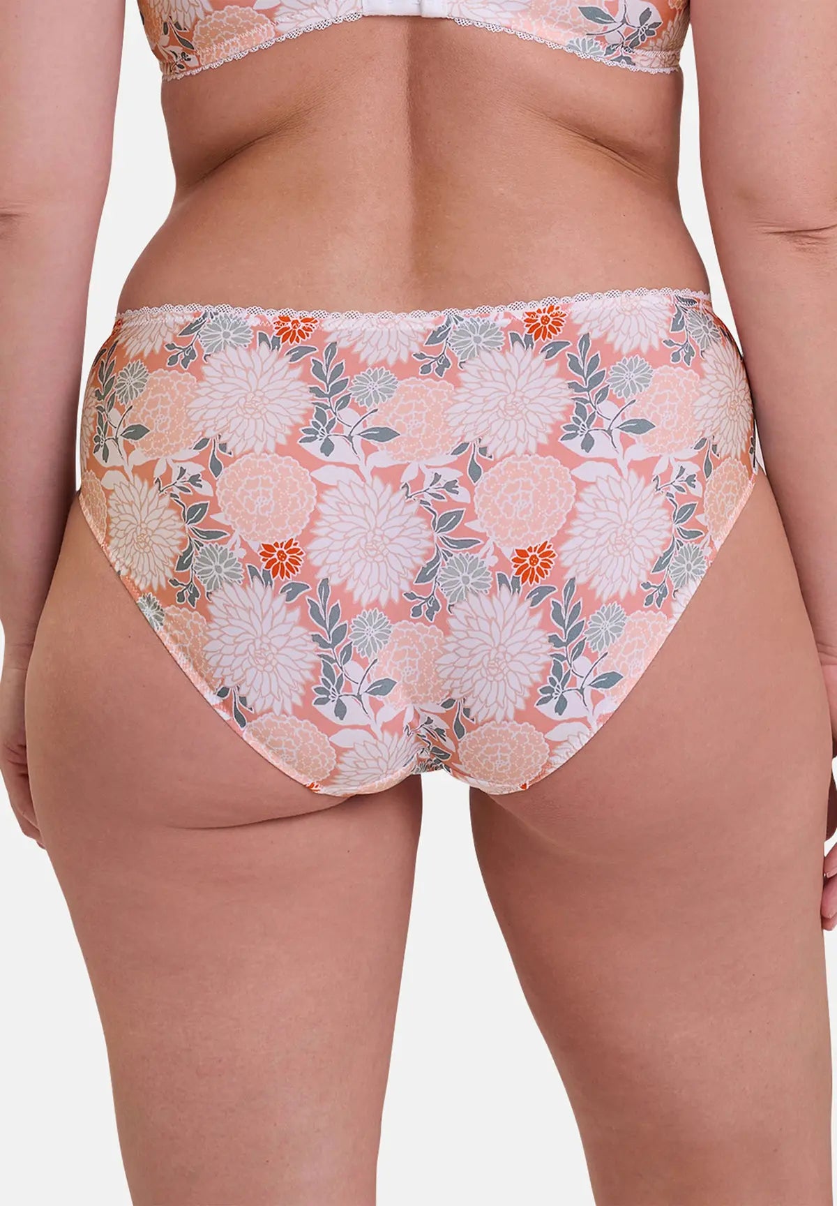 Briefs Aurélie Light Dahlia Print