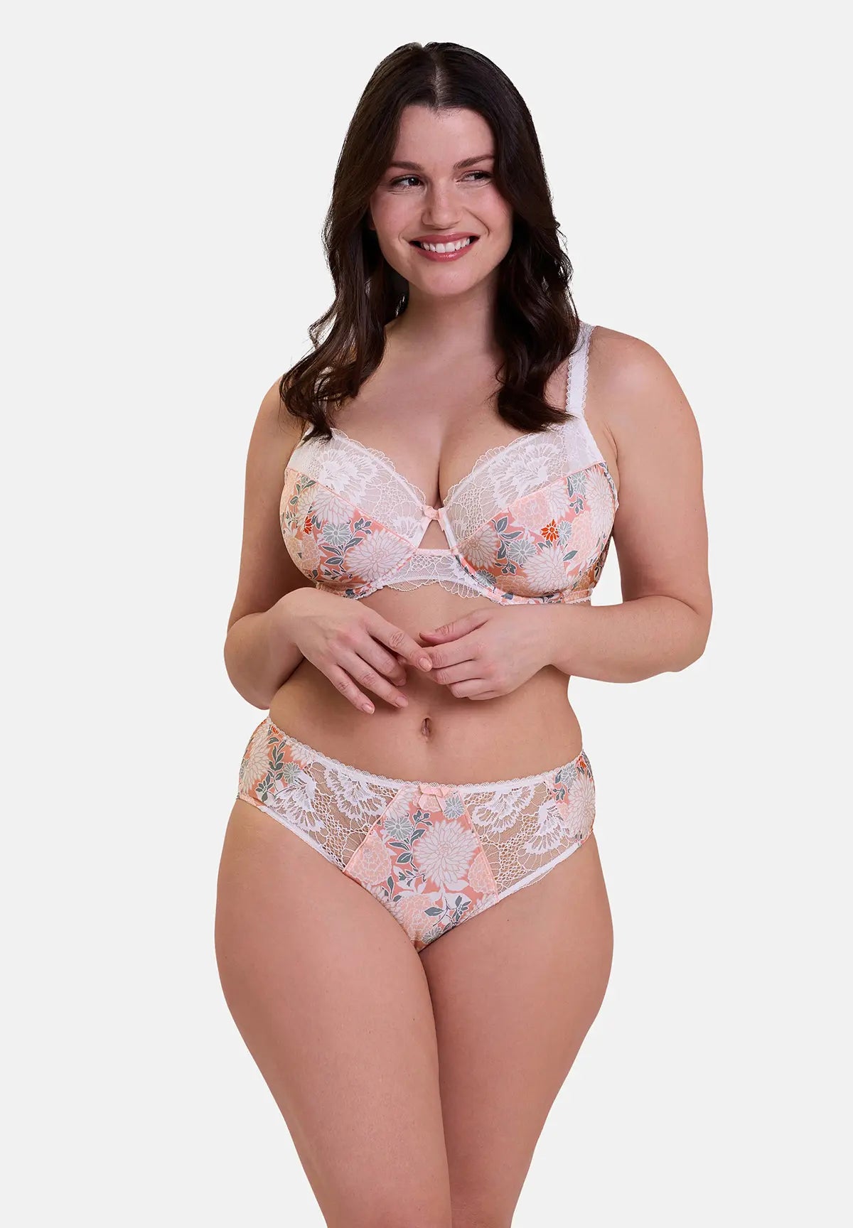 Briefs Aurélie Light Dahlia Print