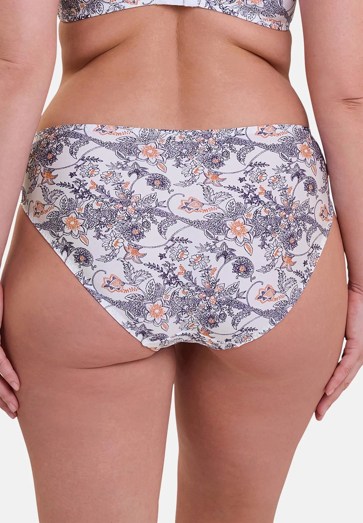 Briefs Complice Paisley Print Blackberry And Mandarin