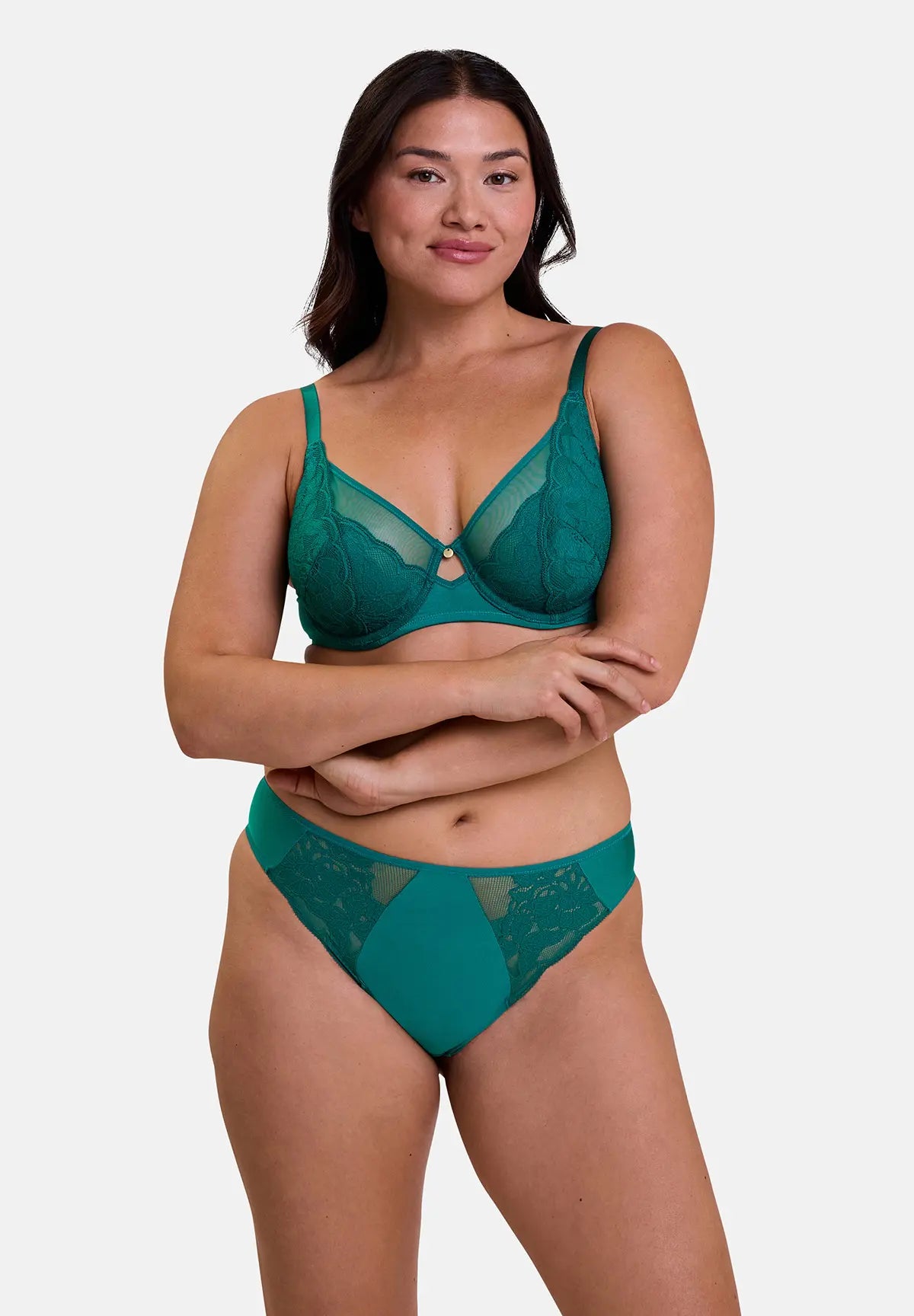 Slip Romance Vert Emeraude