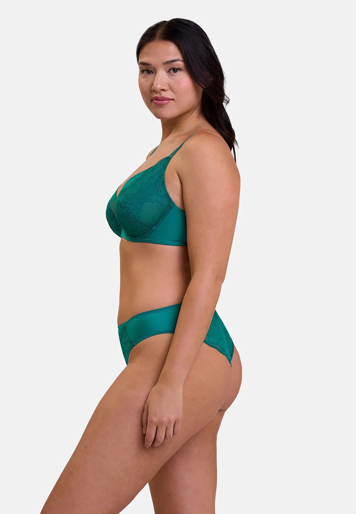 Slip Romance Vert Emeraude